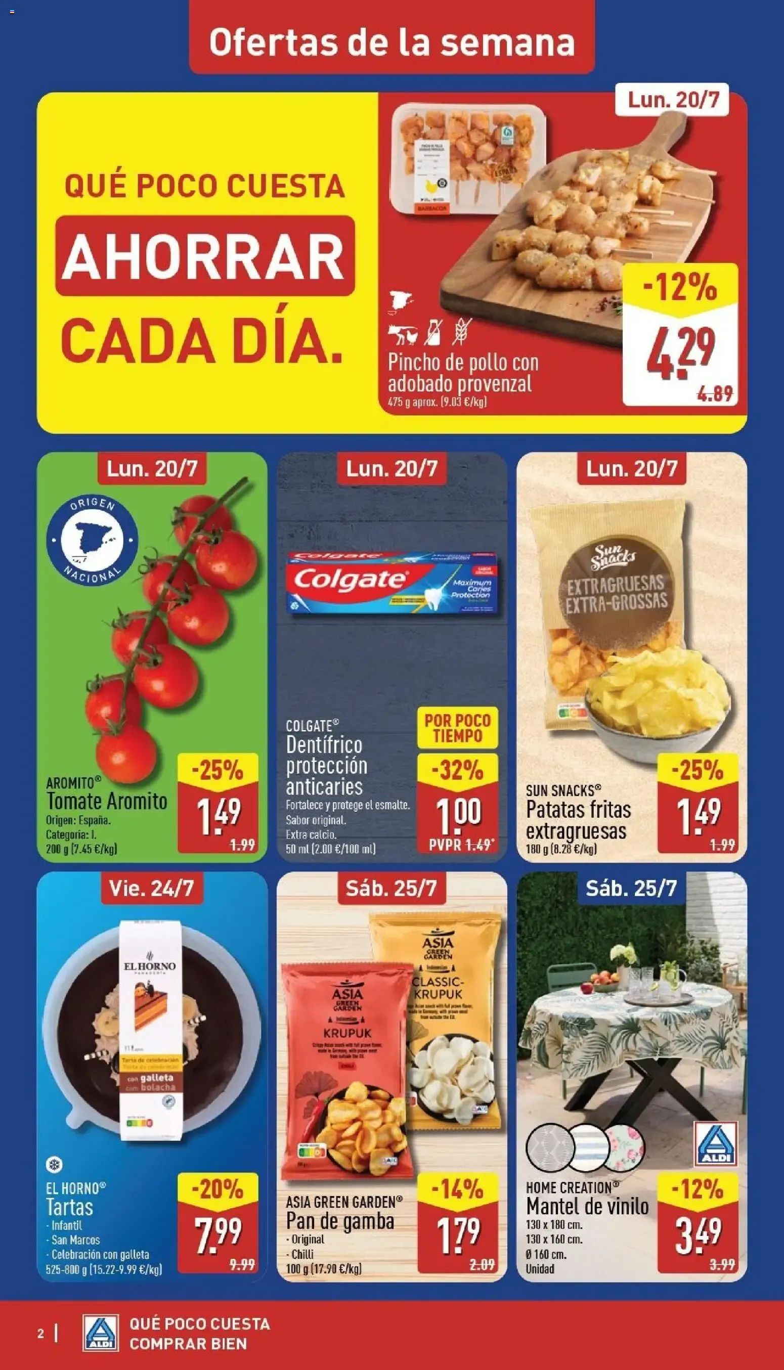 Catálogo de Aldi: Frescura a precios para tirarse a la piscina 20 de julio al 26 de julio 2026 - Página 2
