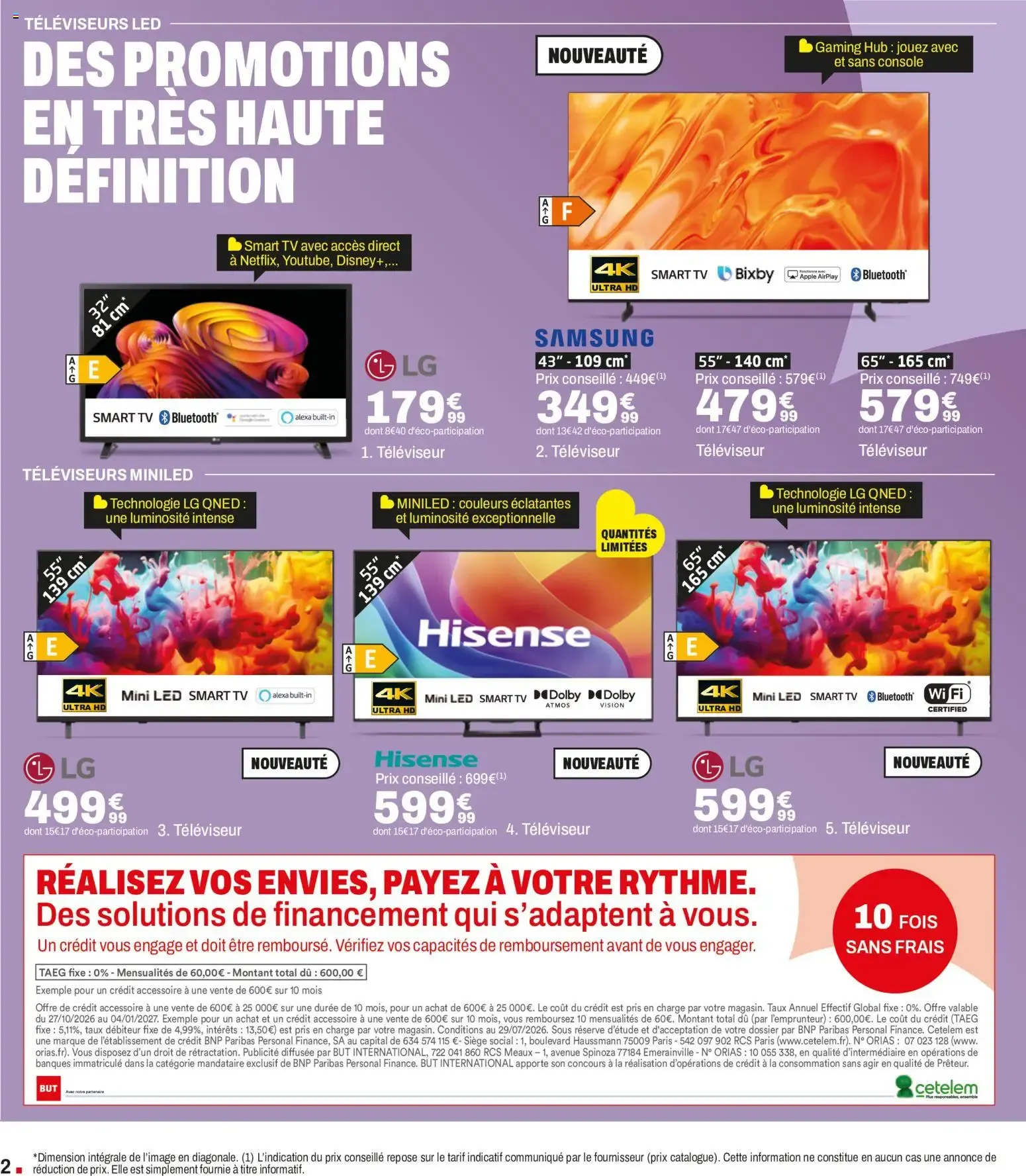 BUT Black November du 27 octobre au 4 janvier 2027 - Catalogue page 2