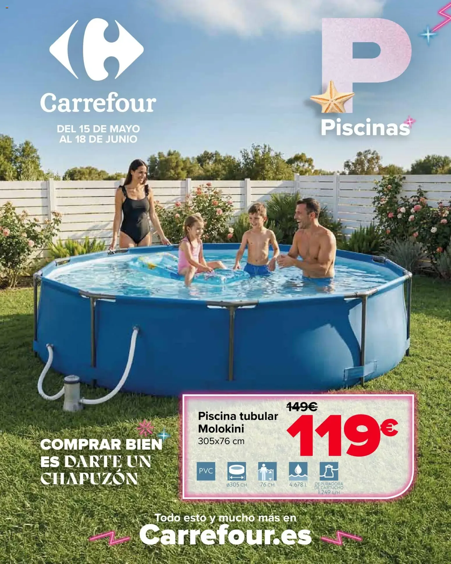 Carrefour Piscinas del 15/05/2026 | Catálogo