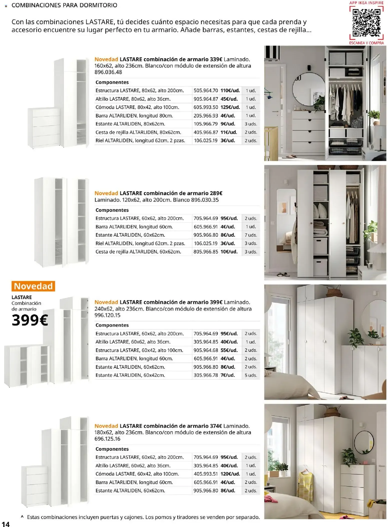 Catálogo de LASTARE Sistema modular de almacenaje 29 de junio al 31 de agosto 2026 - Página 14