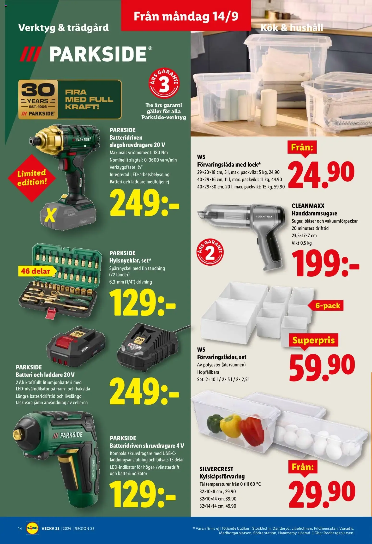 Lidl erbjudanden från 14/09/2026 - 20/09/2026 > Reklamblad nuvarande rabatter från 14 september till 20 september 2026 - Reklamblad sidor 16