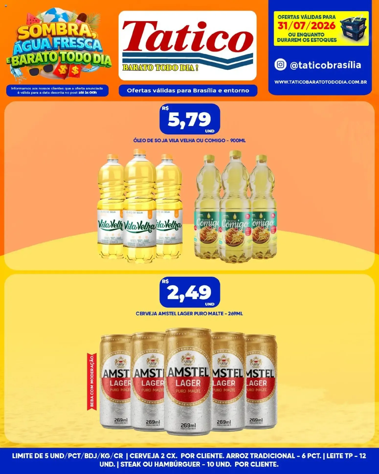 Encarte de Tatico ofertas Fim de Semana de 01/08/2026 | Promoções Online 1 de agosto até 2 de agosto 2026 - Pagina 31