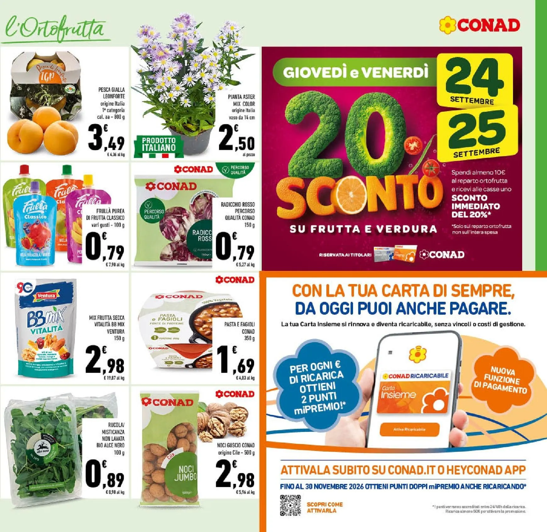 Volantino attuale di Conad valido dal mercoledì 23/09/2026 al domenica 04/10/2026 da 23 settembre a 4 ottobre di 2026 - Pagina del volantino 3