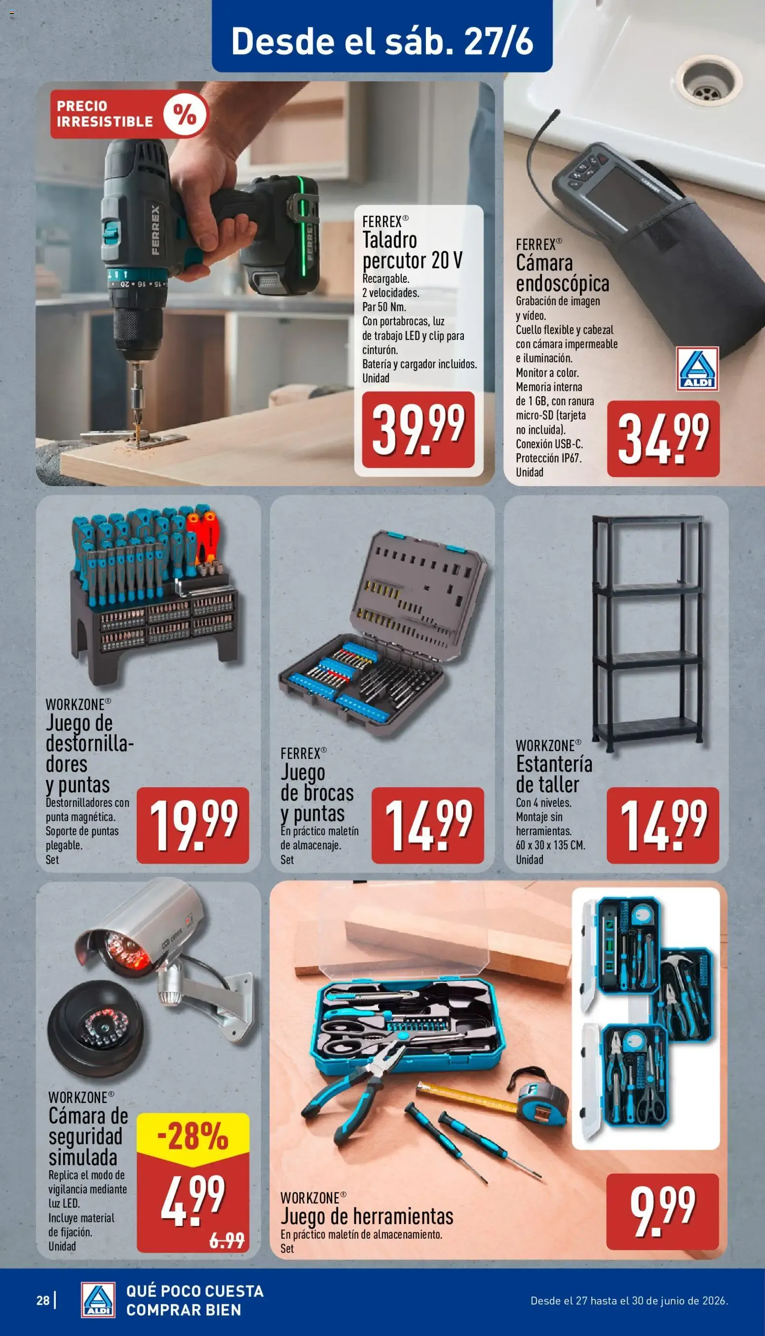 Catálogo de Aldi folleto Península del 22/06/2026 | Catálogo 22 de junio al 28 de junio 2026 - Página 28