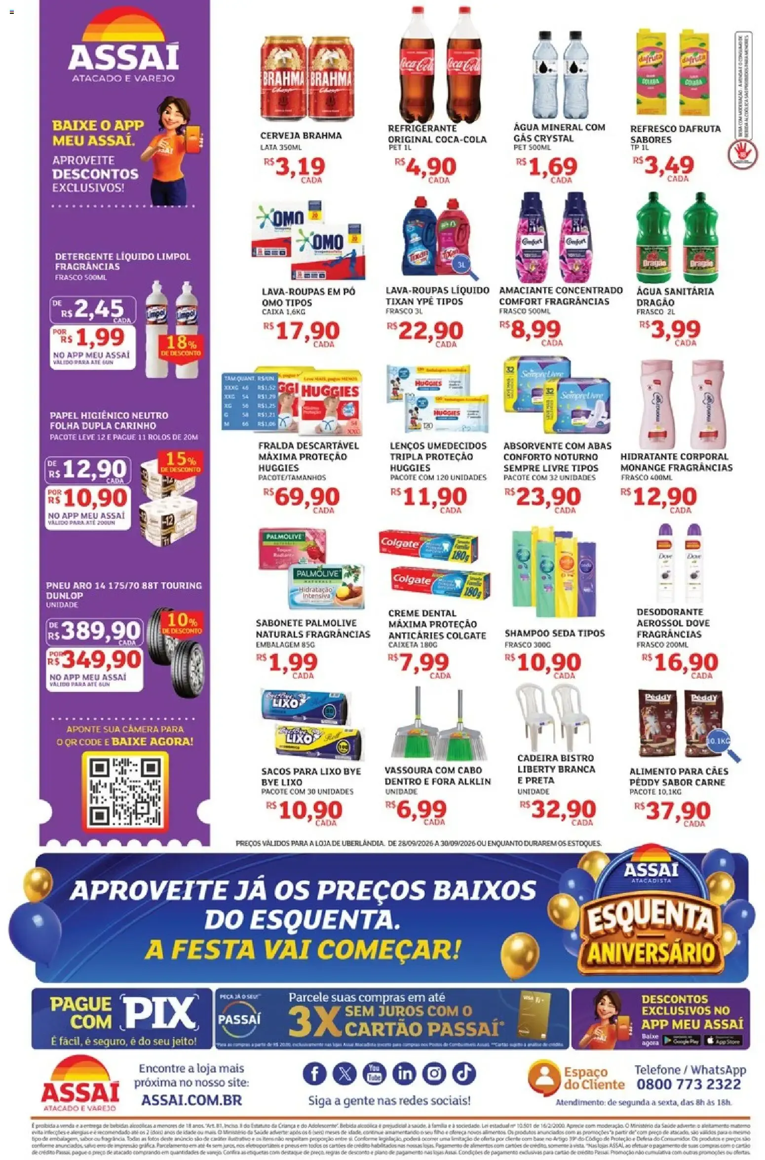Encarte de Assaí Atacadista - Esquenta Aniversário e Ofertas 28 de setembro até 30 de setembro 2026 - Pagina 2