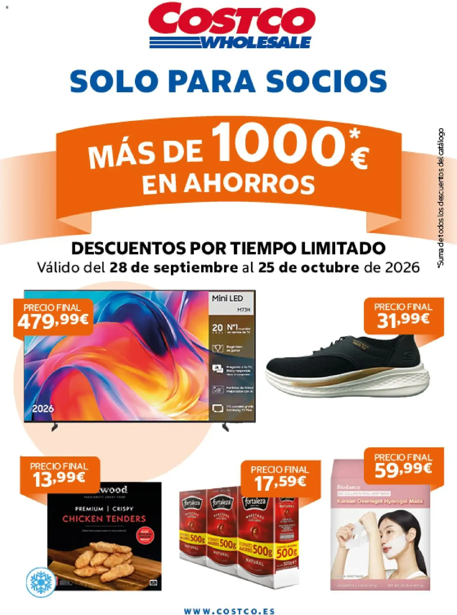 Catálogo de Shopper Costco catálogo del 28/09/2026 | folleto 28 de septiembre al 25 de octubre 2026 - Página 1