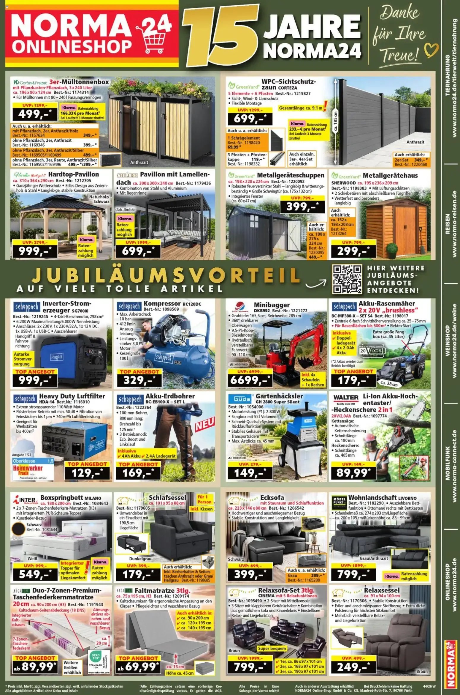 NORMA24: 15 Años de Aniversario y Ofertas Especiales Online