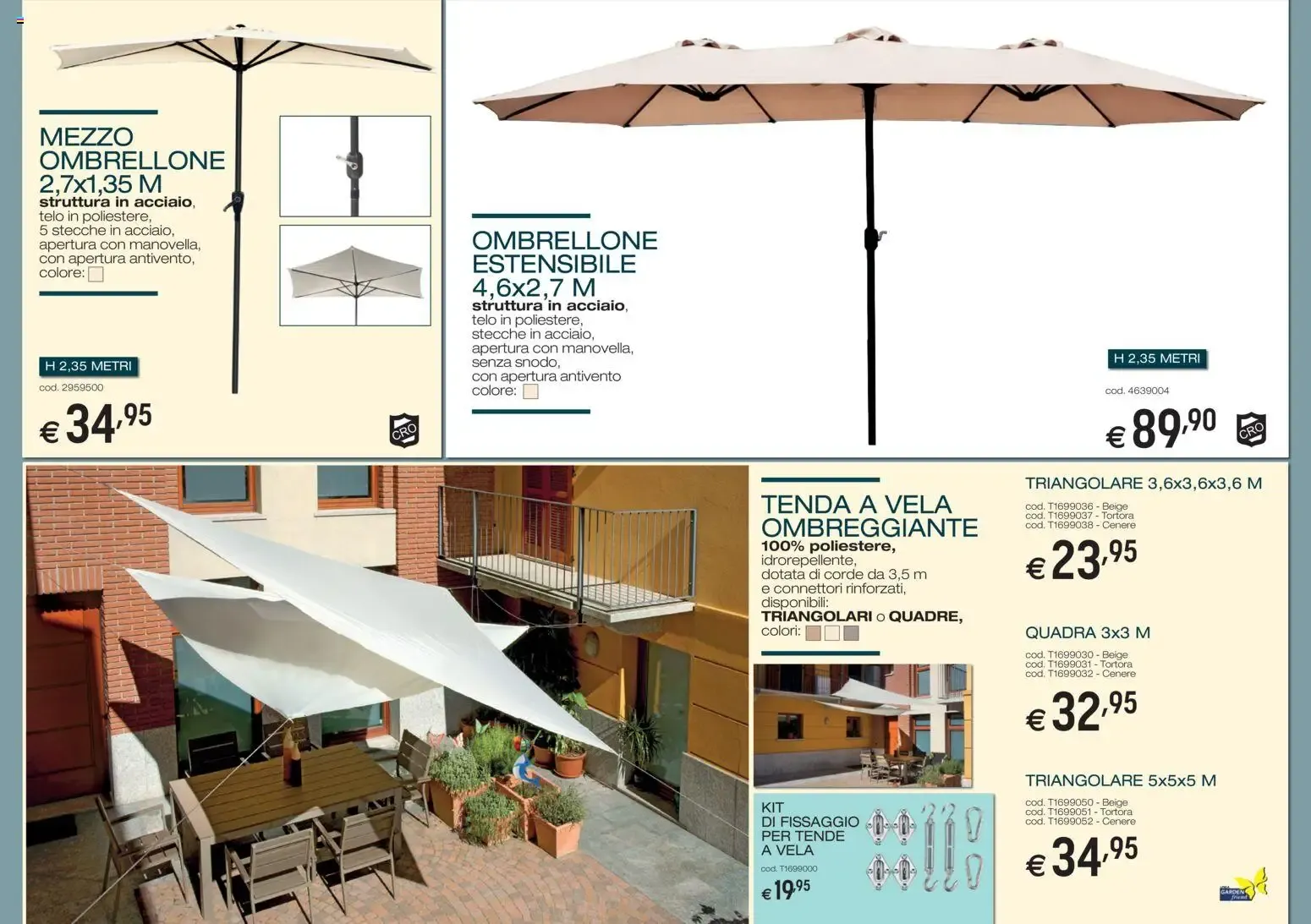Nuovo Brico OK volantino Ombrelloni, Gazebo, Tende da Sole dal 05/03/2026 > offerte anteprima 🛍️ da 5 marzo a 31 agosto di 2026 - Pagina del volantino 3