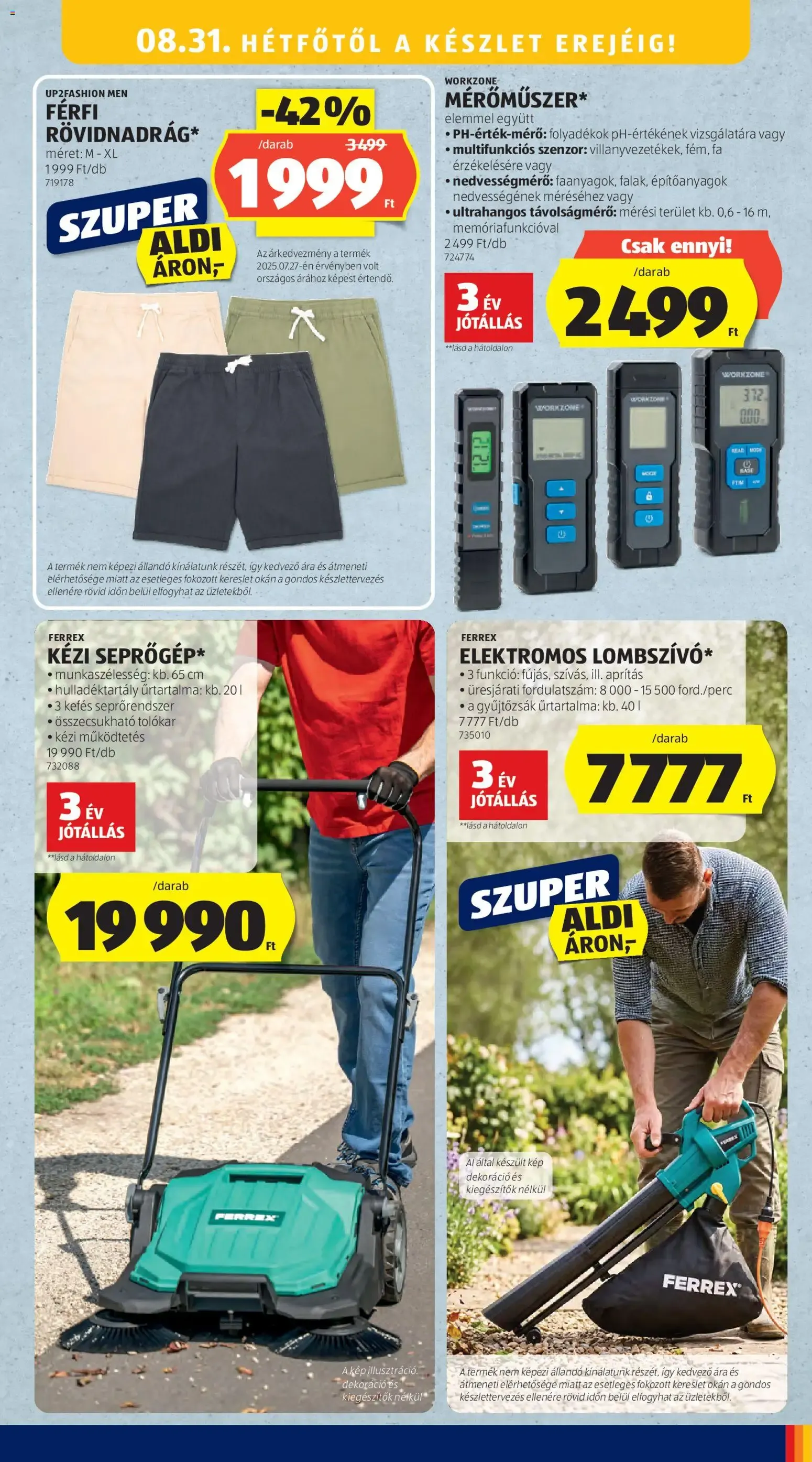 Katalógus Aldi Középső sor termékei - 2026.08.27. -tól/töl > akció, lapozható szórólap 🛍️ augusztus 31.-tól szeptember 2.-ig 2026. - Oldal 7