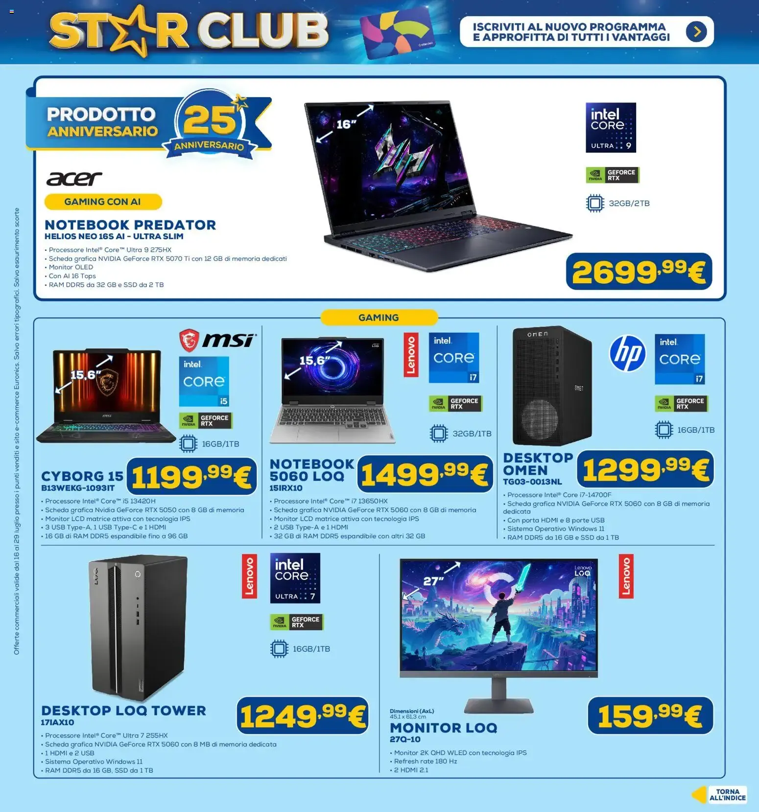 STAR CLUB - IL PROGRAMMA CHE PREMIA I TUOI ACQUISTI da 16 luglio a 29 luglio di 2026 - Pagina del volantino 26