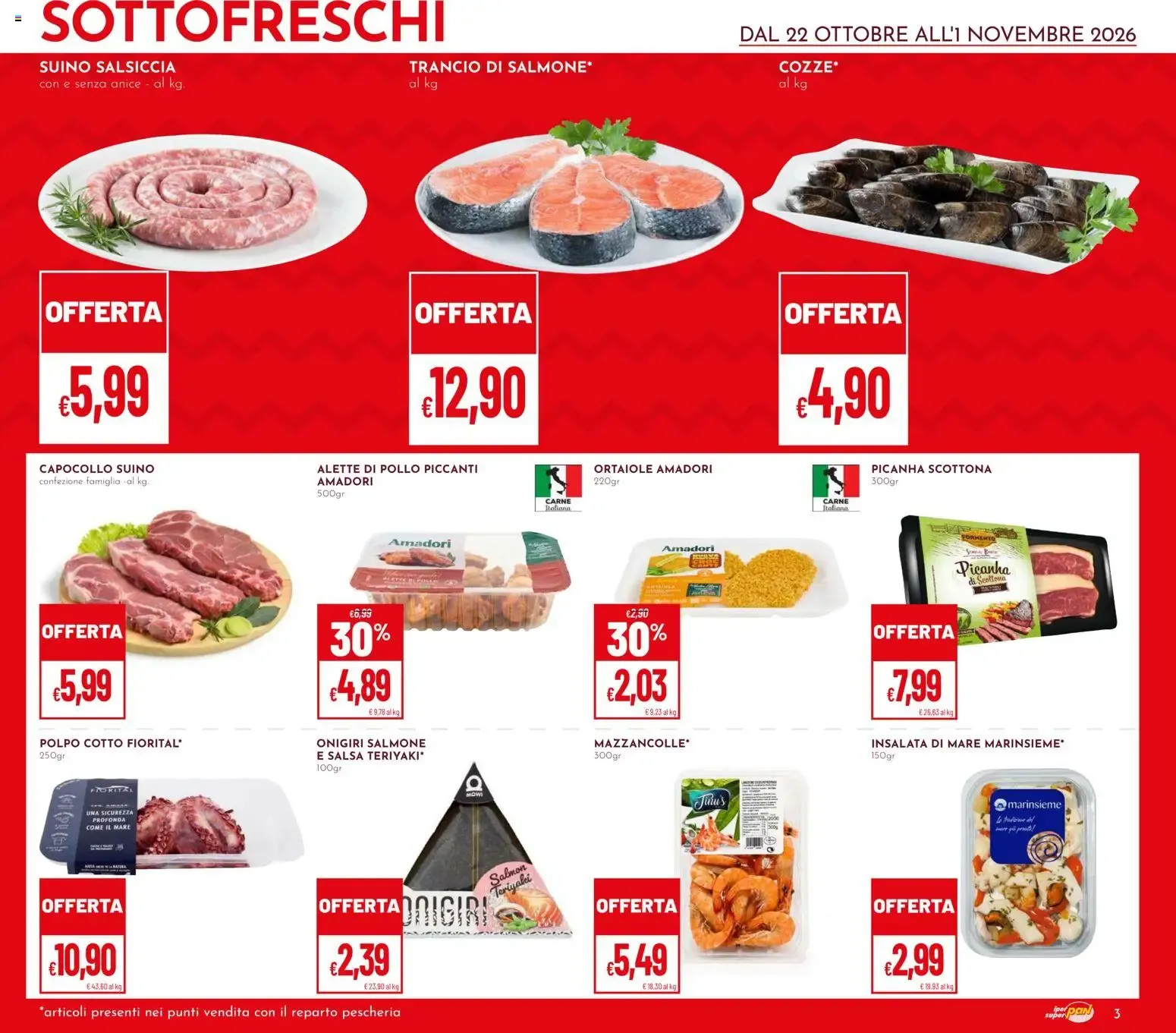 Brochure Iper Pan & Superpan: Sottofreschi da 22 ottobre a 1 novembre di 2026 - Pagina del volantino 3