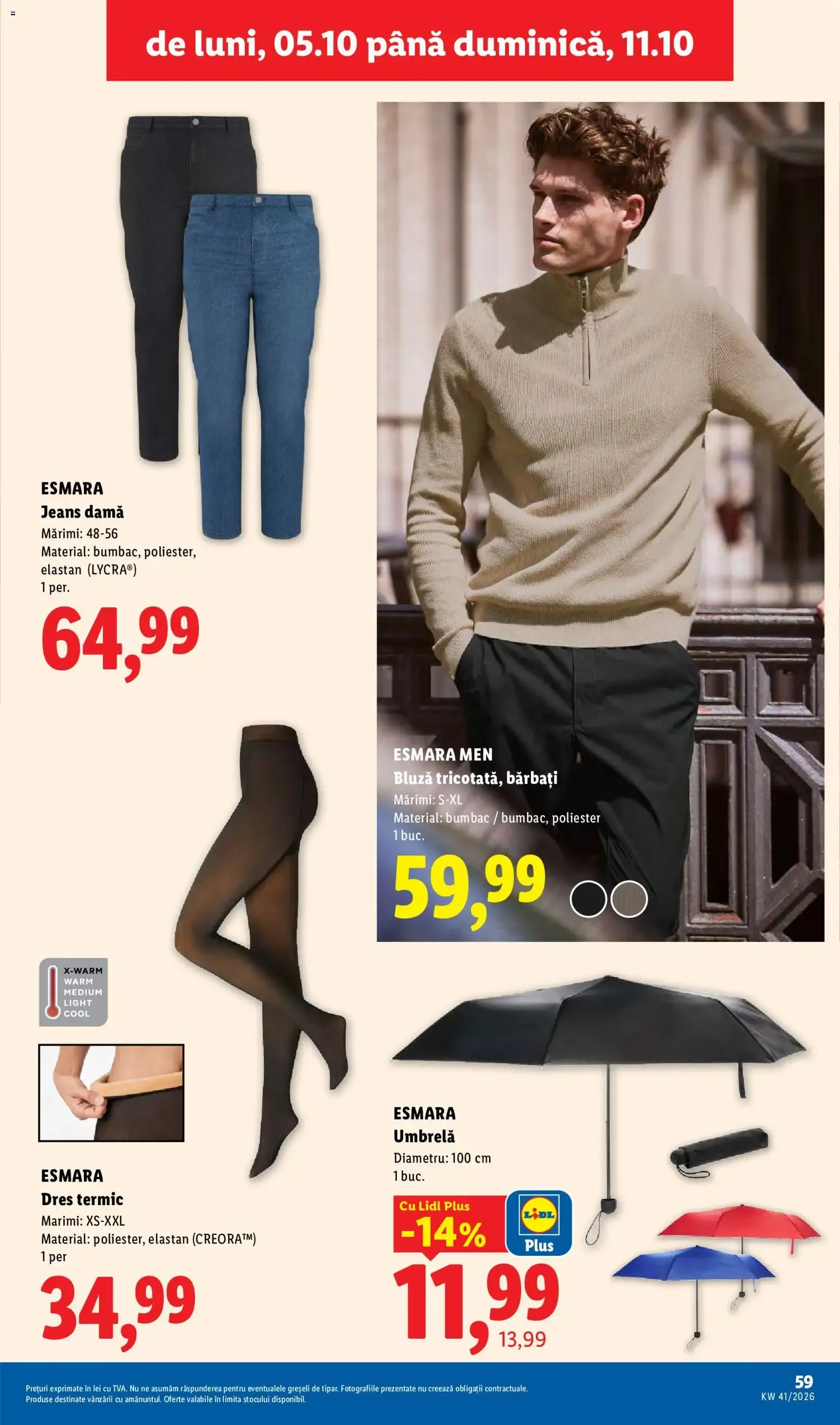 Catalog Catalog LIDL 05.10.2026 - Oferta și Revista online de la 5 octombrie până la 11 octombrie 2026 - Revista Pagina 59