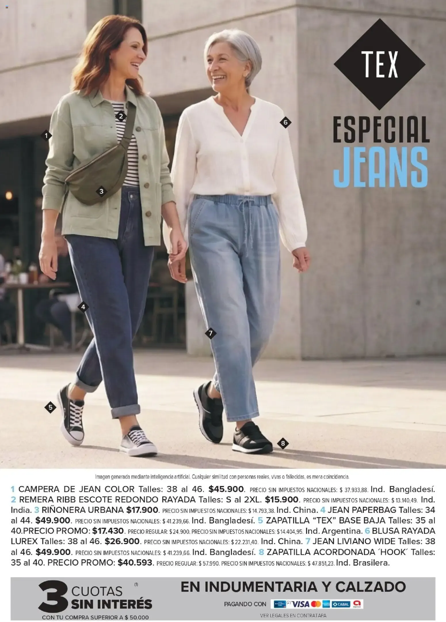 Ofertas de Carrefour - Tex | Especial Jeans || del 04/09/2026 - 21/09/2026 || Promociones 4 de septiembre al 21 de septiembre 2026 - Página 3 del catálogo