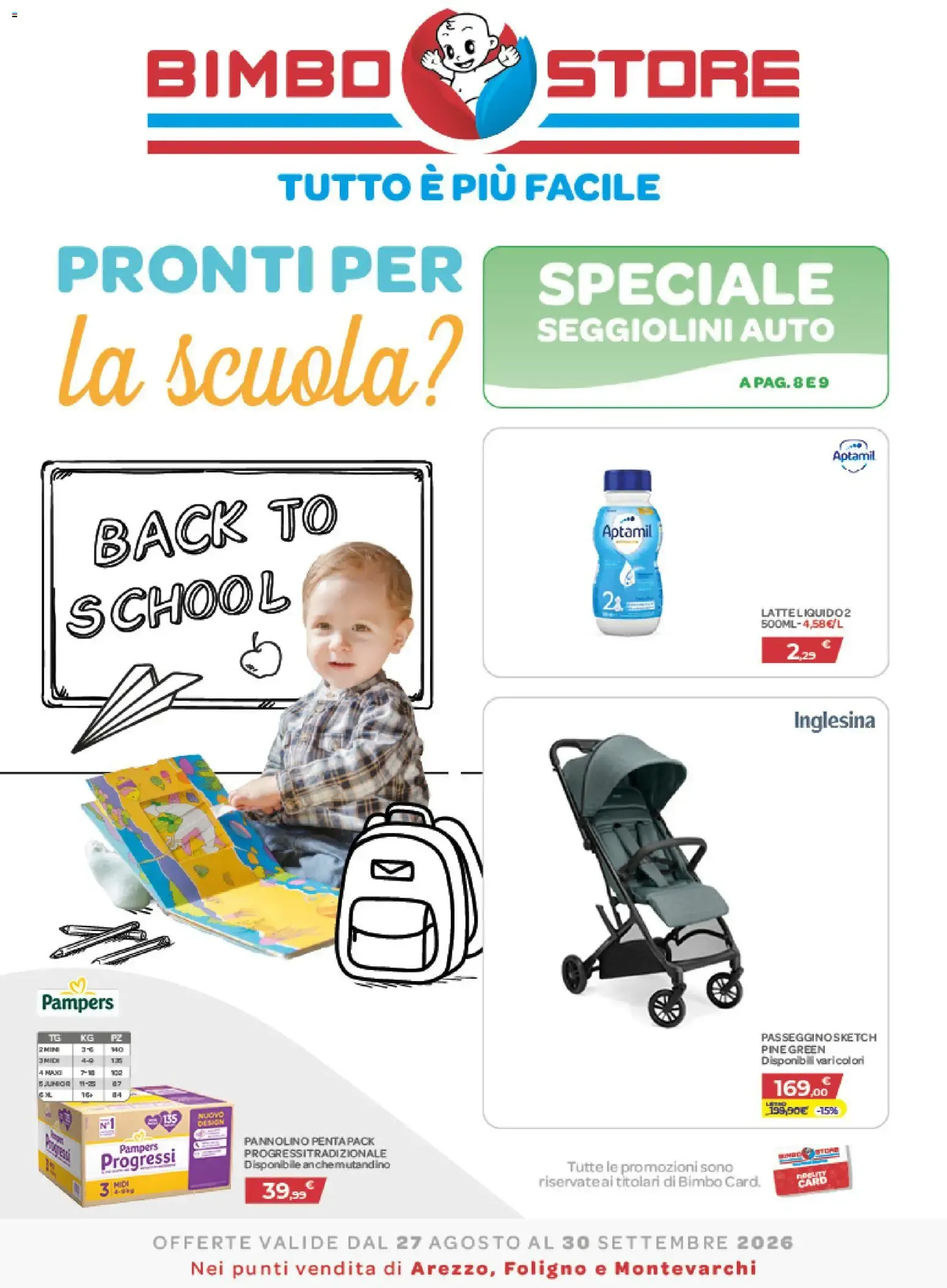 Bimbo store volantino anteprima dal 27/08 2026 - offerte settimana da 27 agosto a 30 settembre di 2026 - Pagina del volantino 1