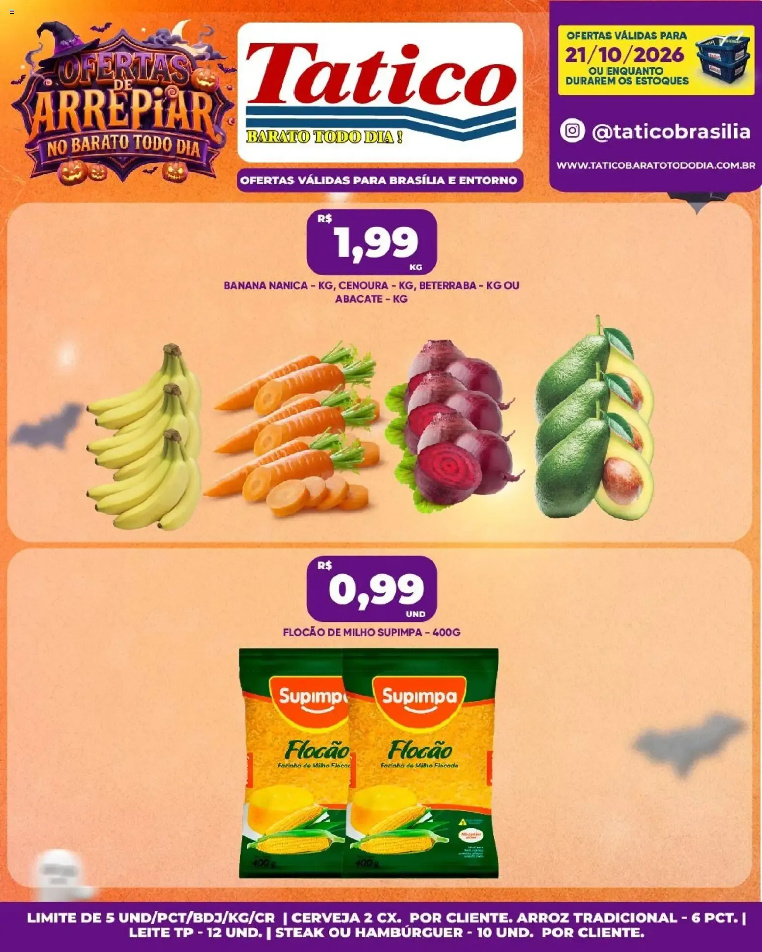 Encarte de Tatico ofertas do Dia de 21/10/2026 | Promoções Online 21 de outubro até 21 de outubro 2026 - Pagina 1