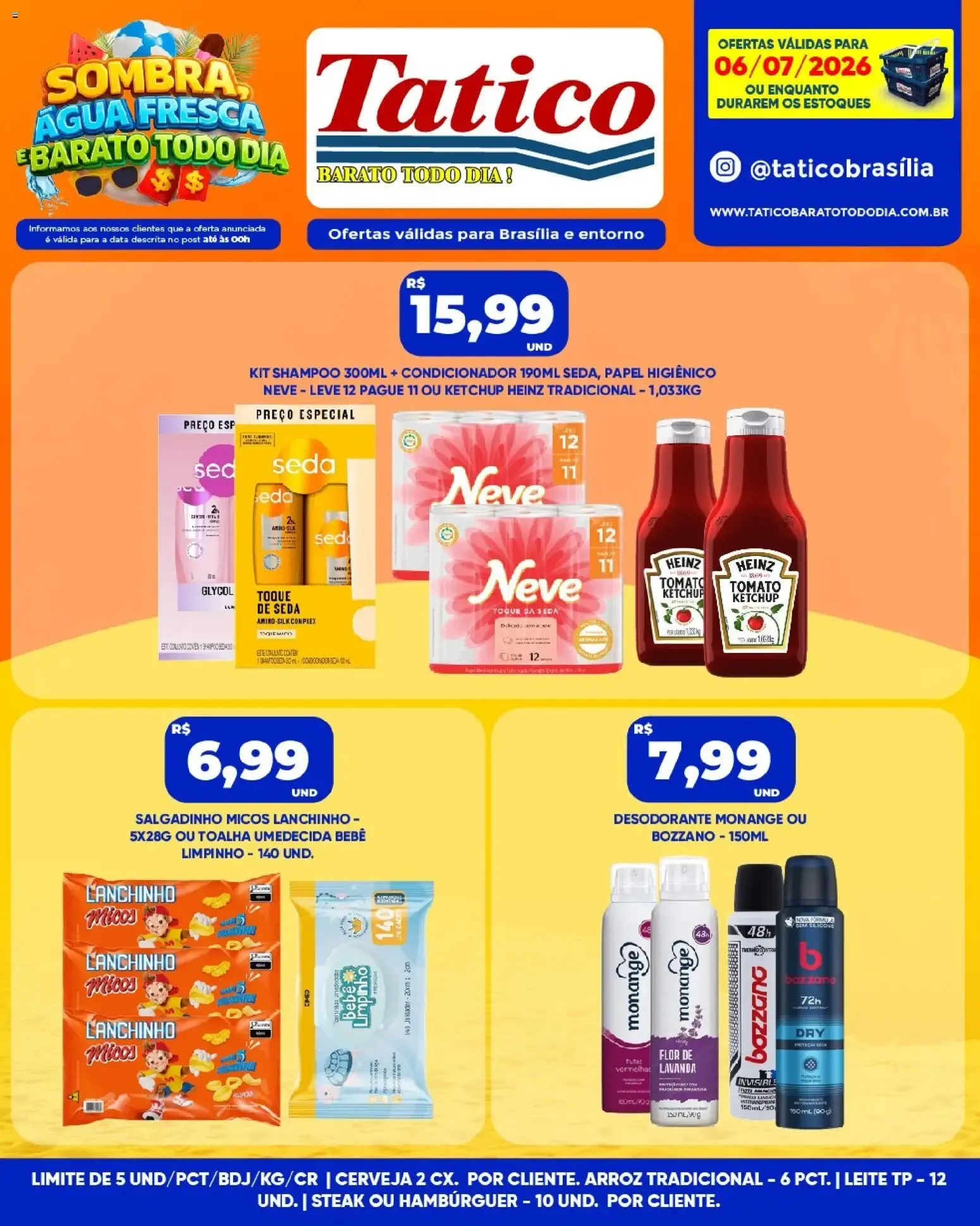 Encarte de Tatico ofertas do Dia de 06/07/2026 | Promoções Online 6 de julho até 6 de julho 2026 - Pagina 7