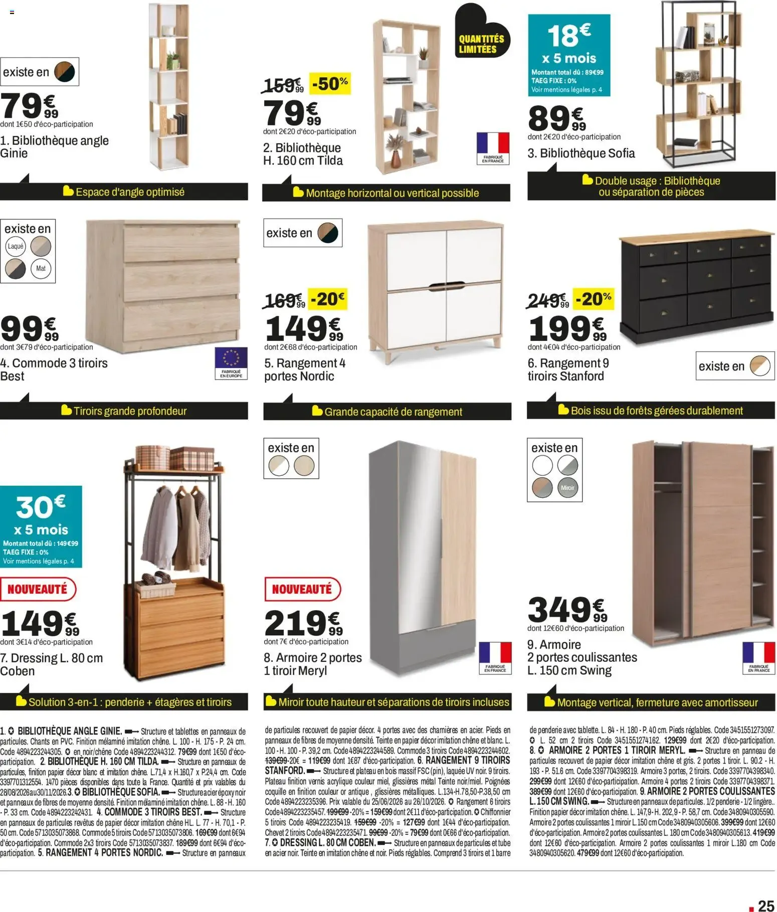 BUT Grand Destockage de Rentrée du 28 août au 21 septembre 2026 - Catalogue page 25