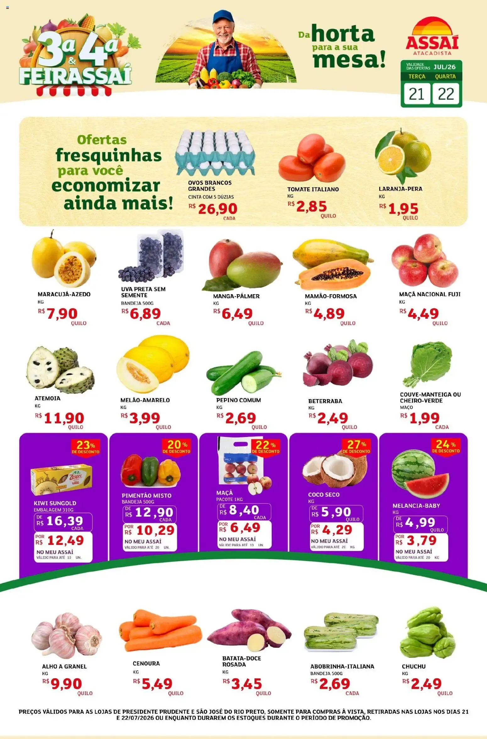 Encarte de Assaí Atacadista ofertas - SP de 21/07/2026 | Promoções Online 21 de julho até 22 de julho 2026 - Pagina 1