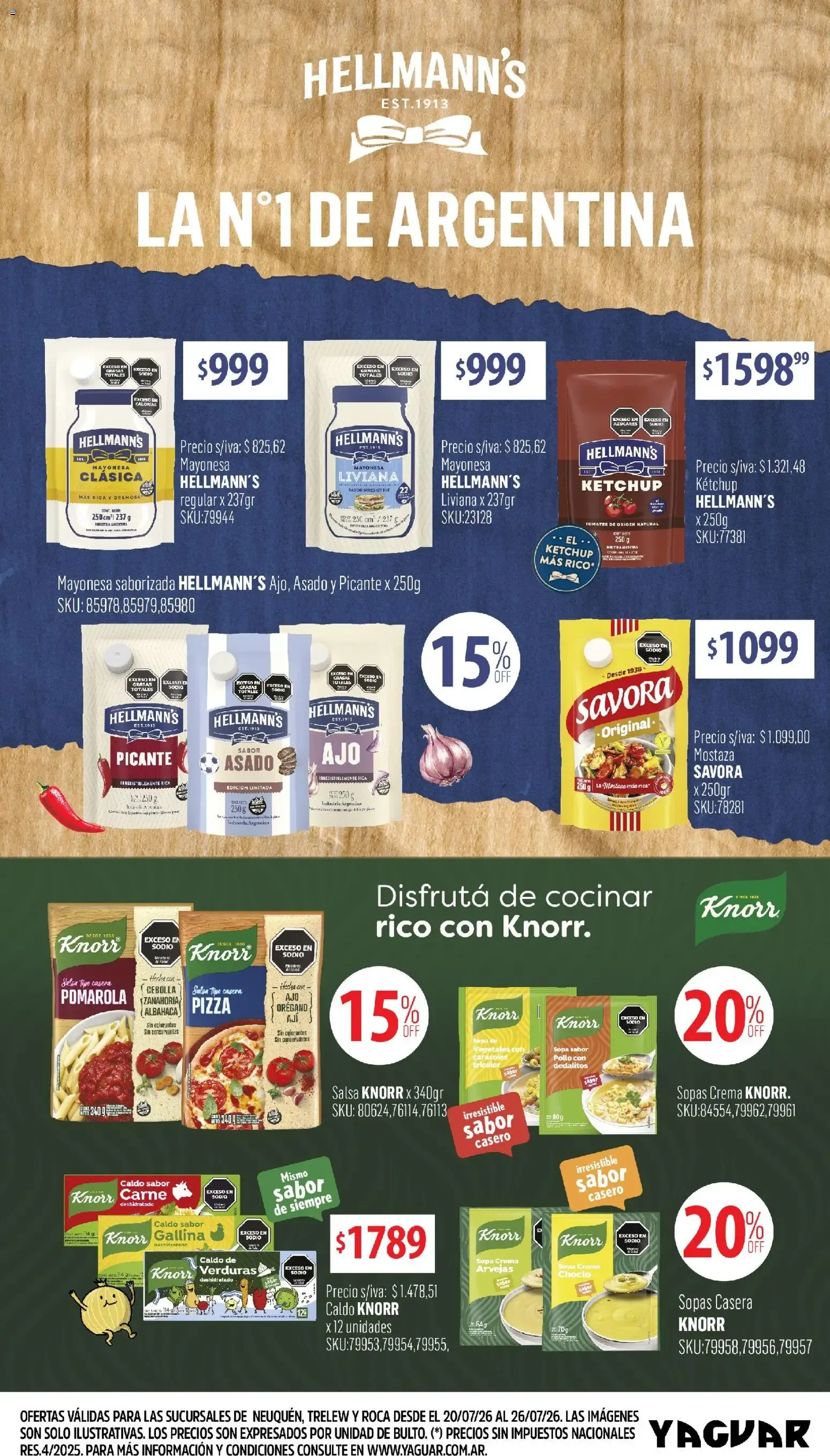 Ofertas de Yaguar: Comprá como en el súper a precios mayoristas - Aliados de tu bolsillo 20 de julio al 26 de julio 2026 - Página 3 del catálogo