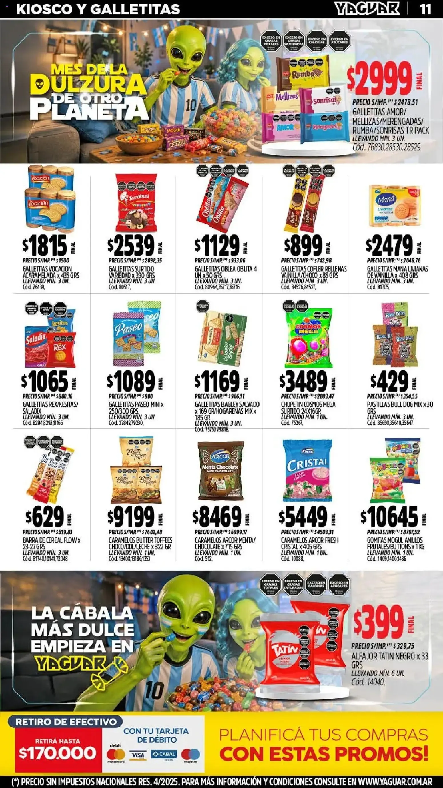 Ofertas de Mayorista Yaguar - Precios de Otro Planeta 6 de julio al 12 de julio 2026 - Página 11 del catálogo