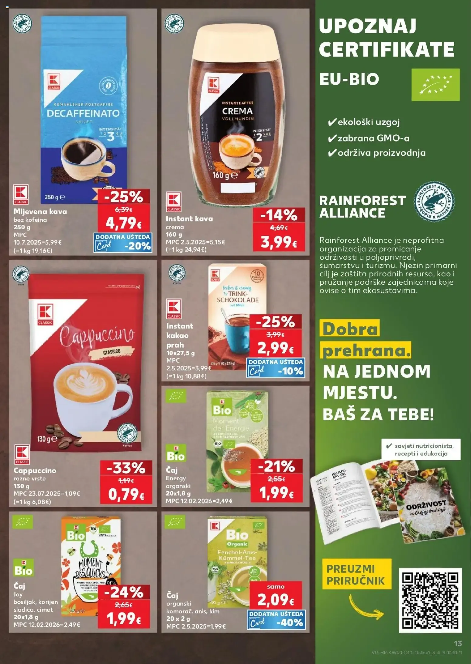 Katalog Kaufland Katalog novi od 30.09.2026 na listanje > letak digitalni od 30. rujna do 6. listopada 2026. - Pregled Stranica 13
