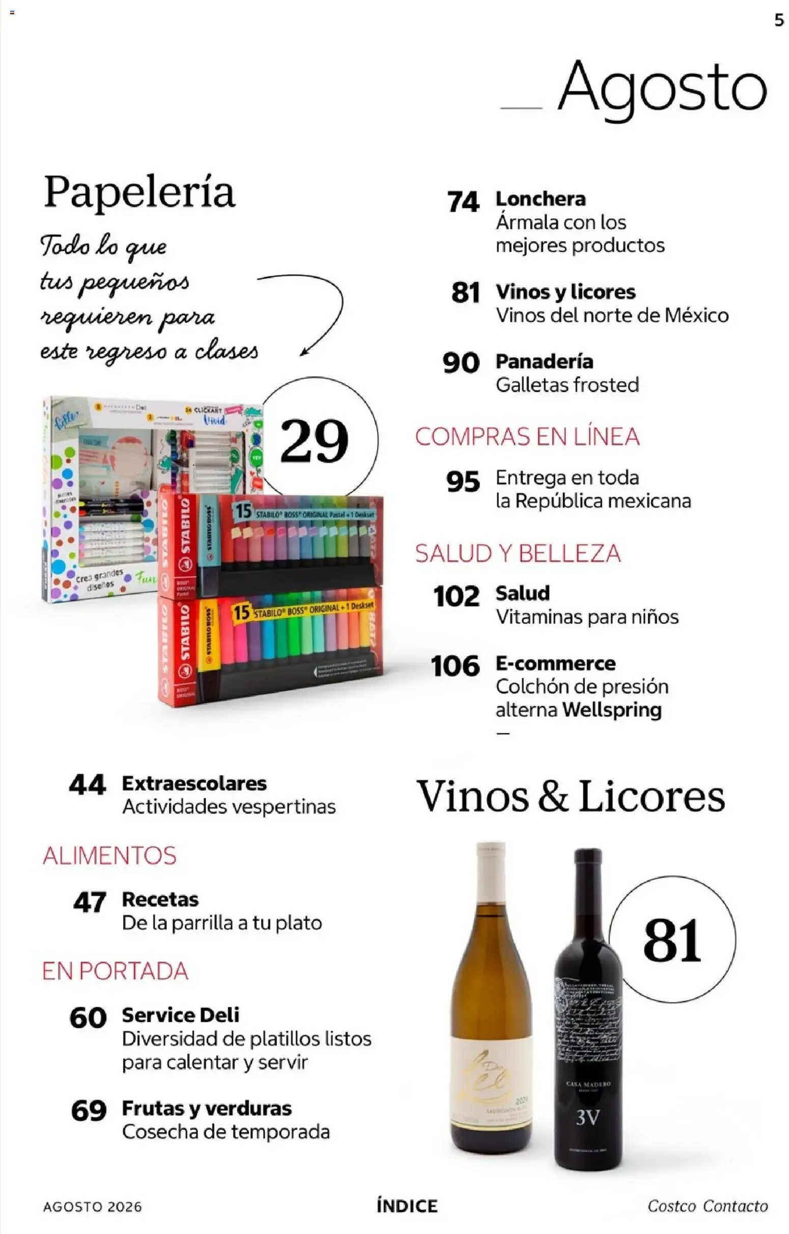 Catálogo de COSTCO Contacto 1 de agosto al 31 de agosto 2026 - Pagina 5