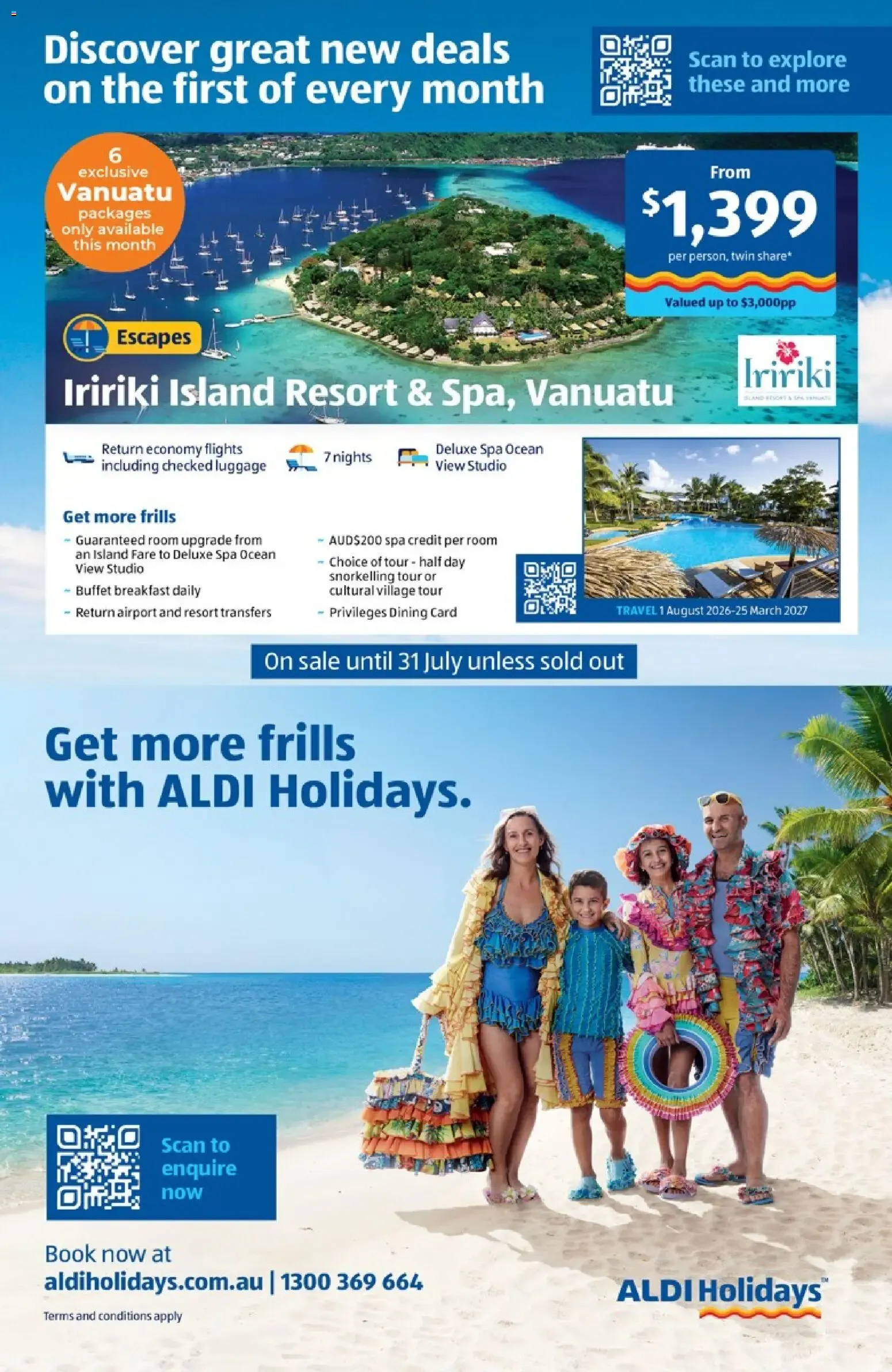 ALDI Holidays: Iririki Island Resort & Spa Vanuatu - Catalogue valid from 1 July to 31 July 2026 - page 3