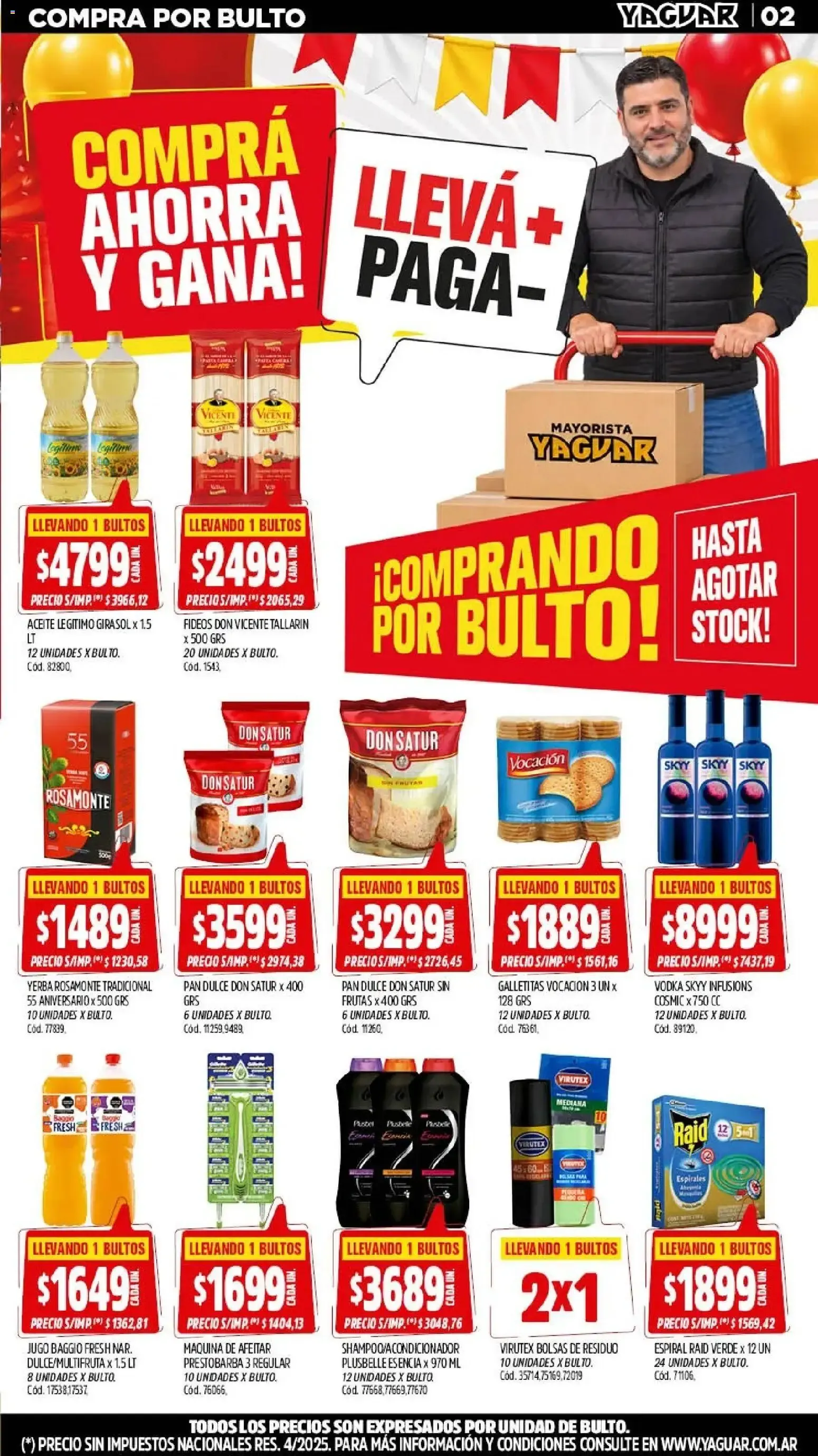 Ofertas de Mayorista Yaguar - El Cumple del Año 38 19 de octubre al 24 de octubre 2026 - Página 2 del catálogo