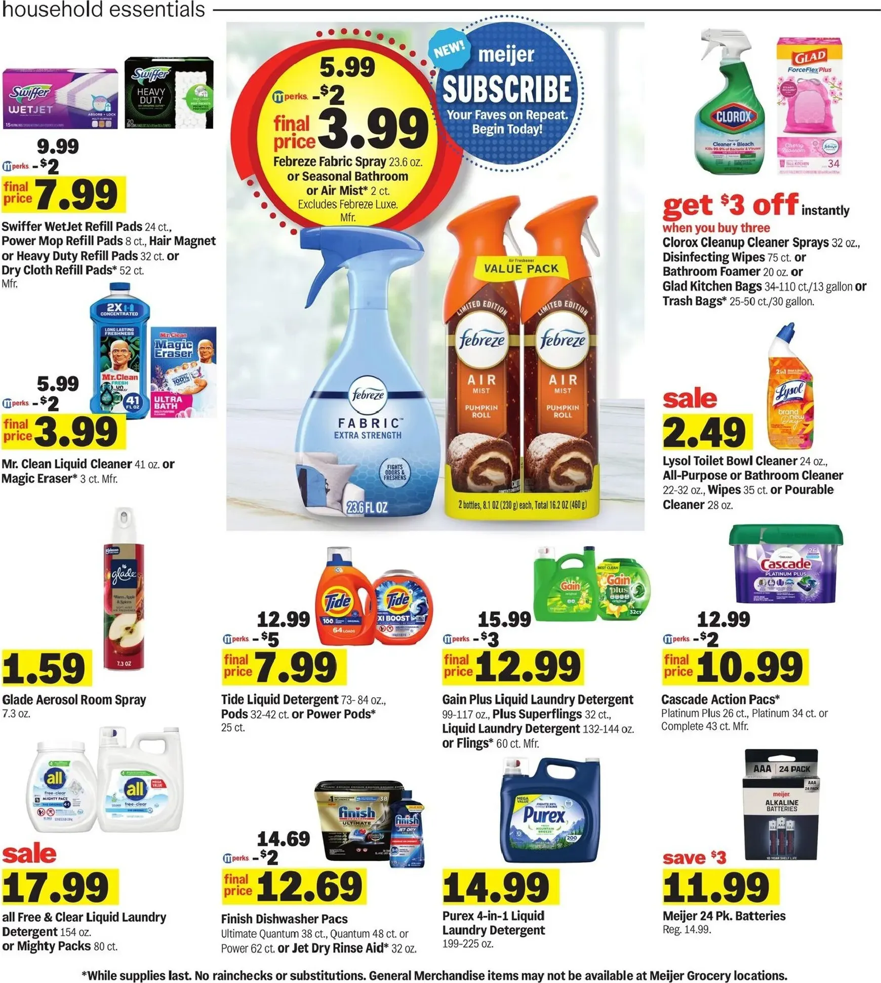 Weekly ad Meijer: Good Life Quality, Real Low Prices from September 23 to September 29 2026 - Page 23