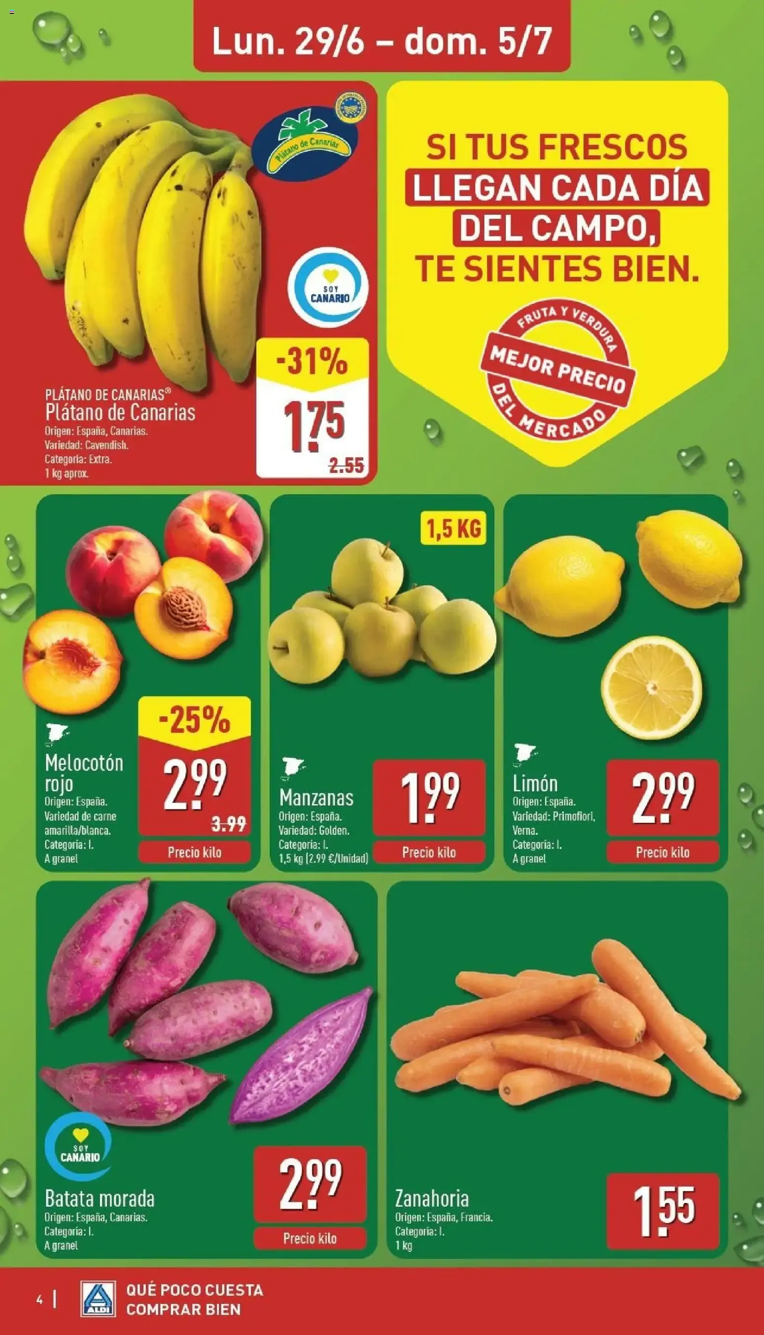Catálogo de Aldi folleto Canarias del 29/06/2026 | Catálogo 29 de junio al 5 de julio 2026 - Página 4