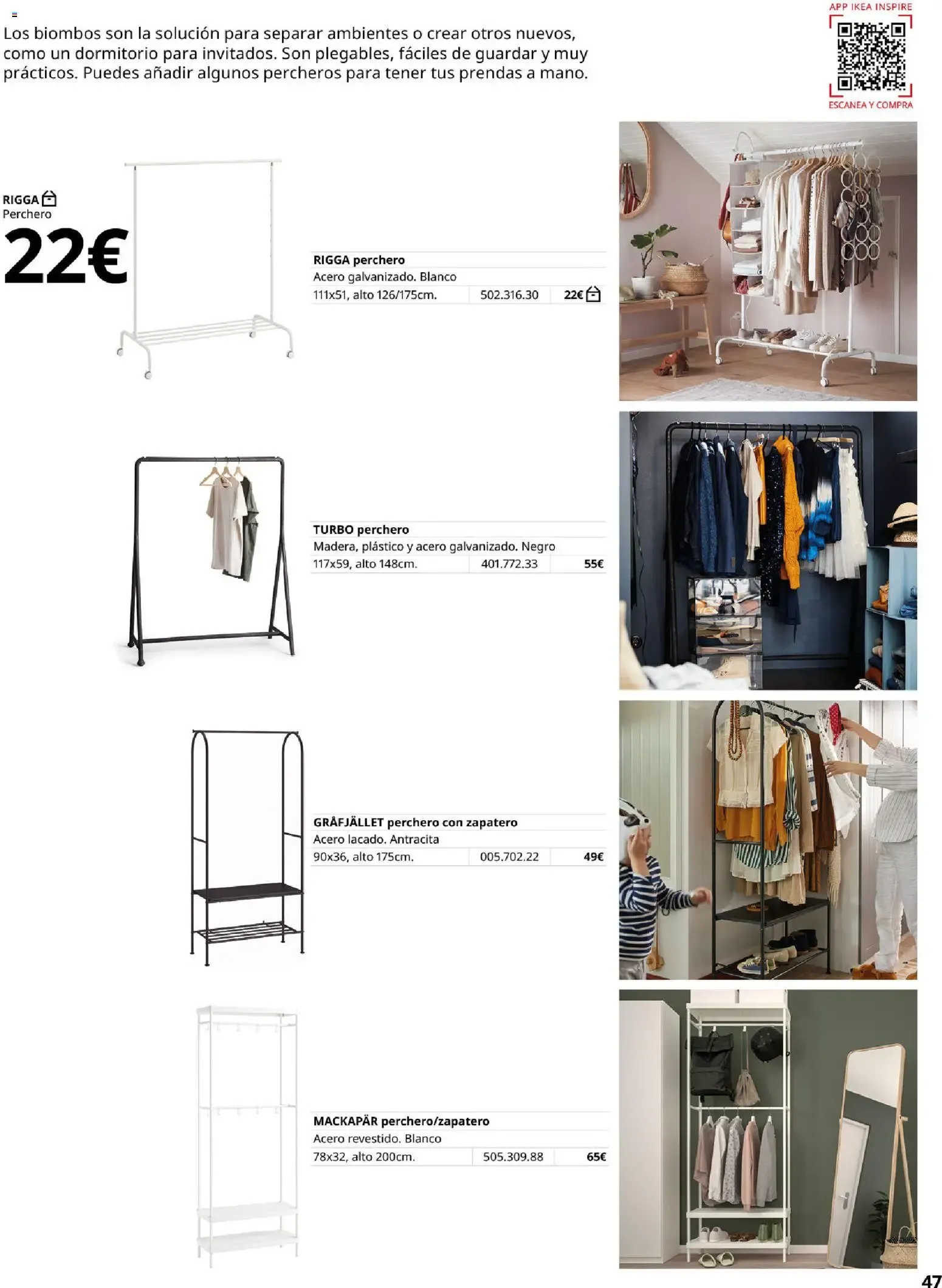 Catálogo de IKEA - Guía de Compra Muebles para el Dormitorio 1 de septiembre al 31 de enero 2027 - Página 47