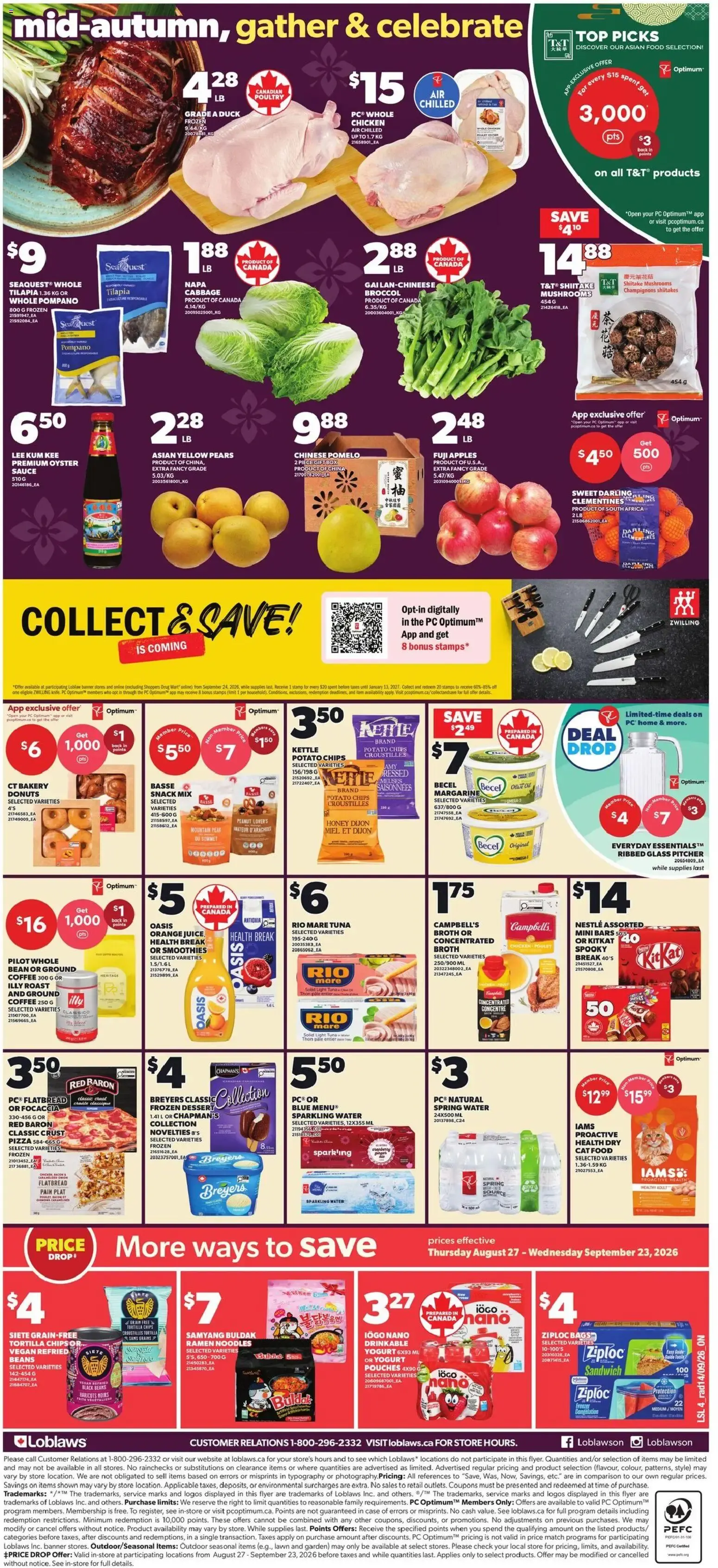 Loblaws weekly flyer / circulaire from Sep 17, 2026 > weekly specials & deals from September 17 to September 23 2026 - flyer page 2