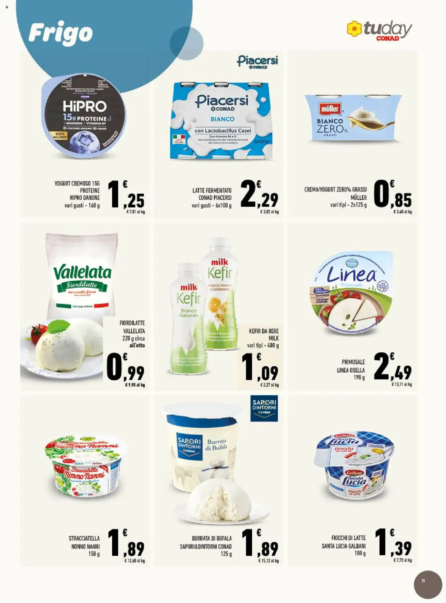 Tuday Conad: Incontro di Sapori da 26 agosto a 8 settembre di 2026 - Pagina del volantino 11