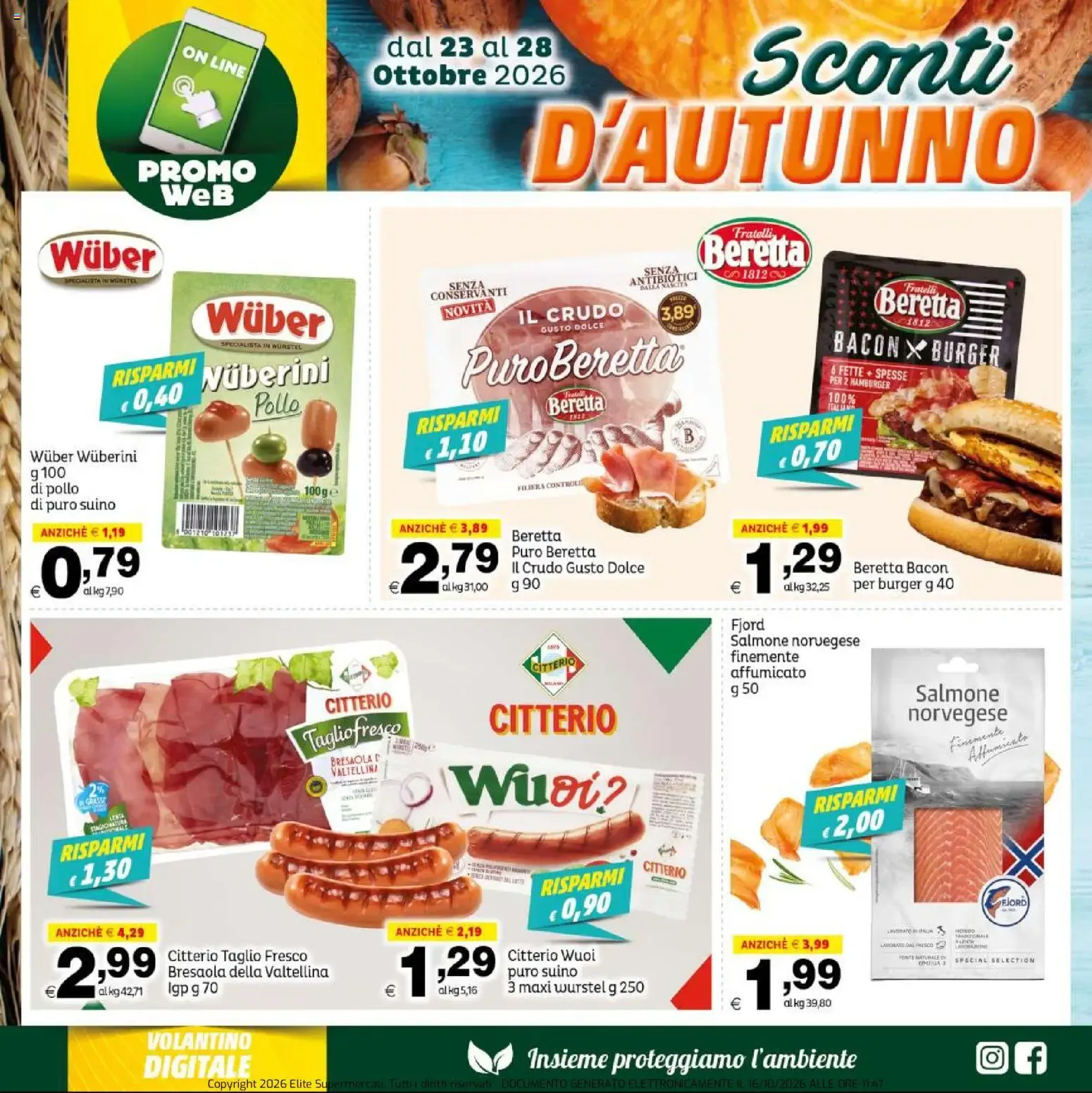 Nuovo Elite Supermercati volantino Sconti d'Autunno dal 23/10/2026 > offerte anteprima 🛍️ da 23 ottobre a 28 ottobre di 2026 - Pagina del volantino 3