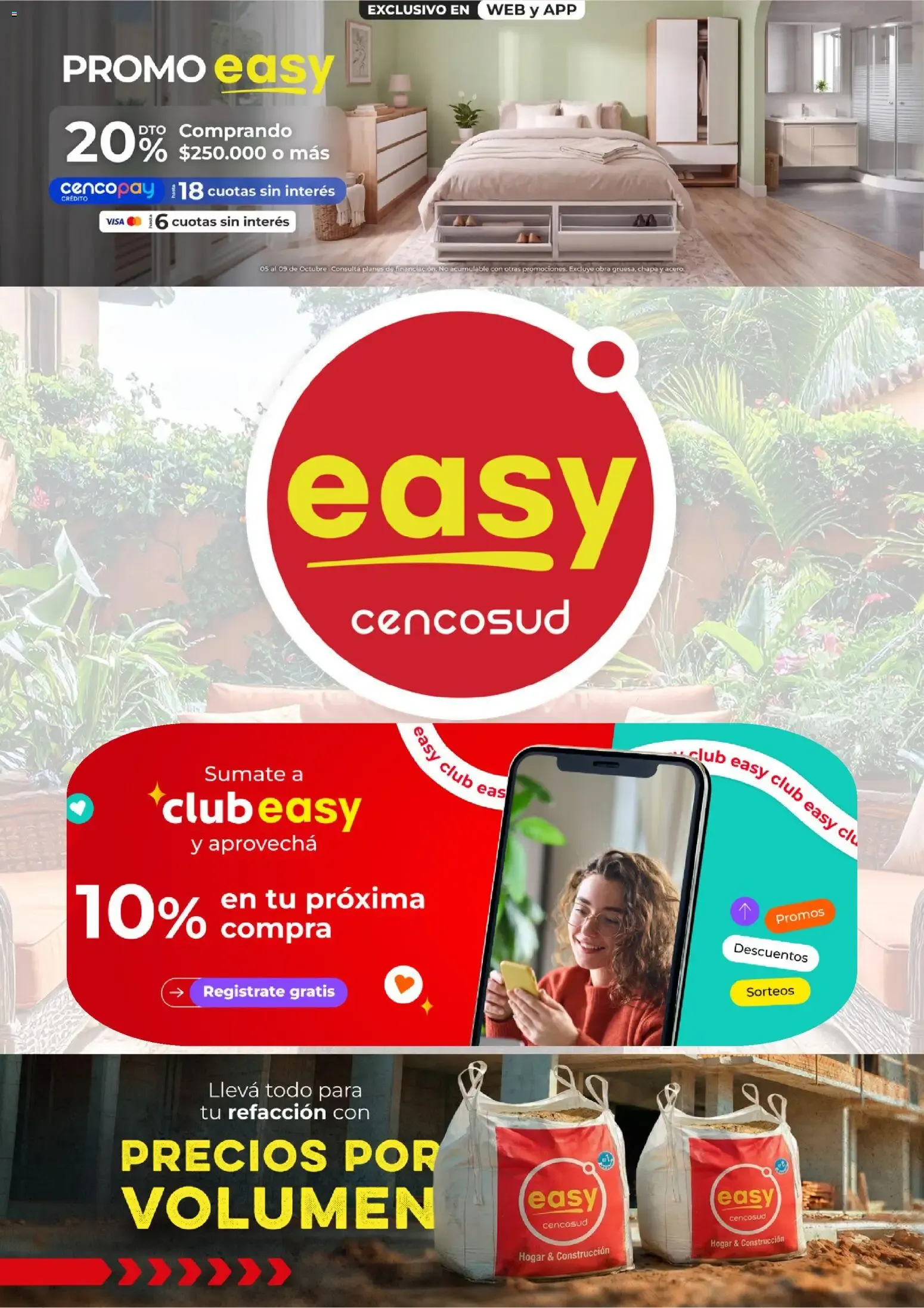 Ofertas de Promociones Easy 6 de octubre al 5 de noviembre 2026 - Página 1 del catálogo