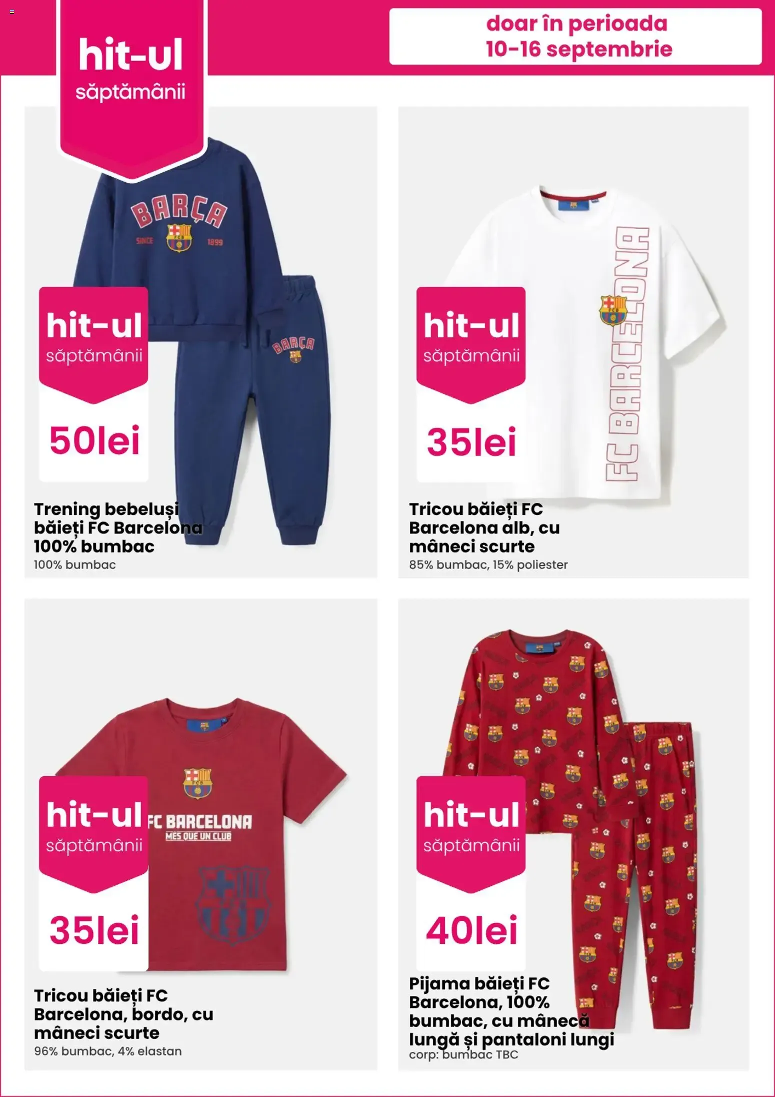 Catalog Pepco - FC Barcelona - Hit-ul săptămânii de la 10 septembrie până la 16 septembrie 2026 - Revista Pagina 2