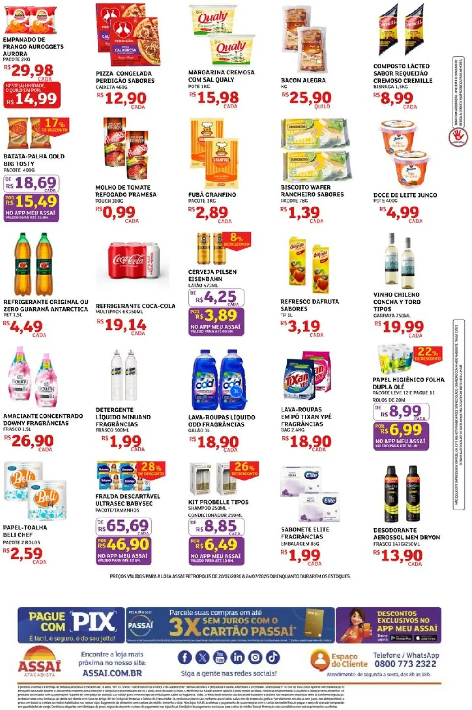Encarte de Assaí Atacadista ofertas - RJ de 20/07/2026 | Promoções Online 20 de julho até 24 de julho 2026 - Pagina 2