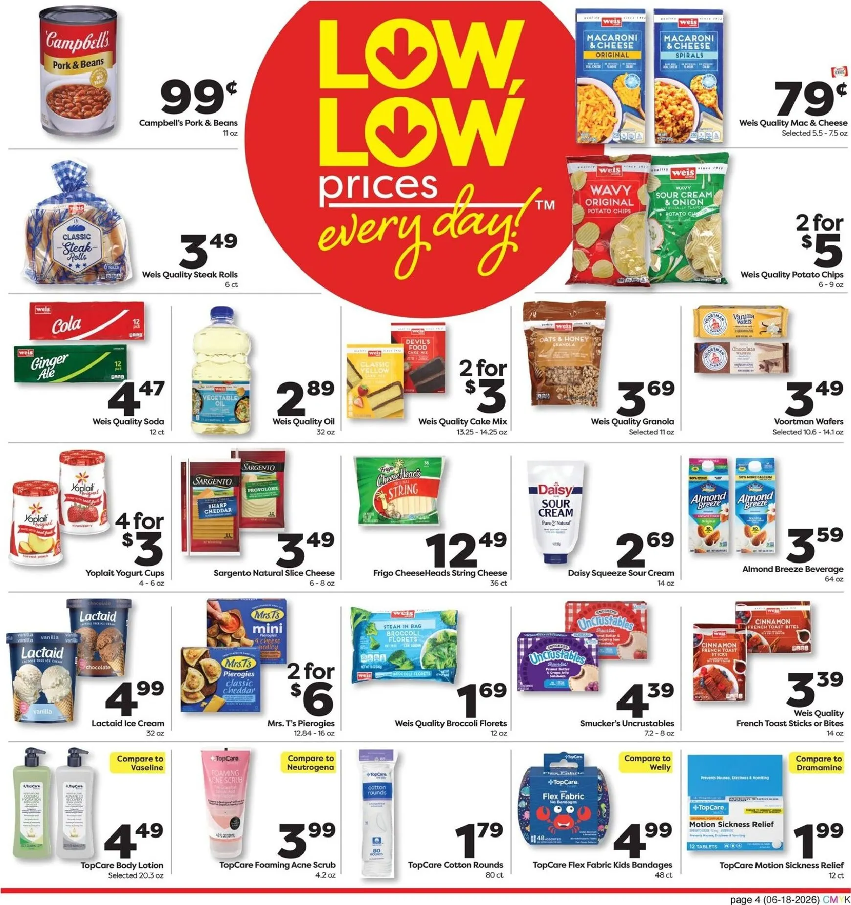 Weekly ad Current Weis Markets - Extended Savings leaflet valid from Thursday 06/18/2026 to Wednesday 07/15/2026 from June 18 to July 15 2026 - Page 4