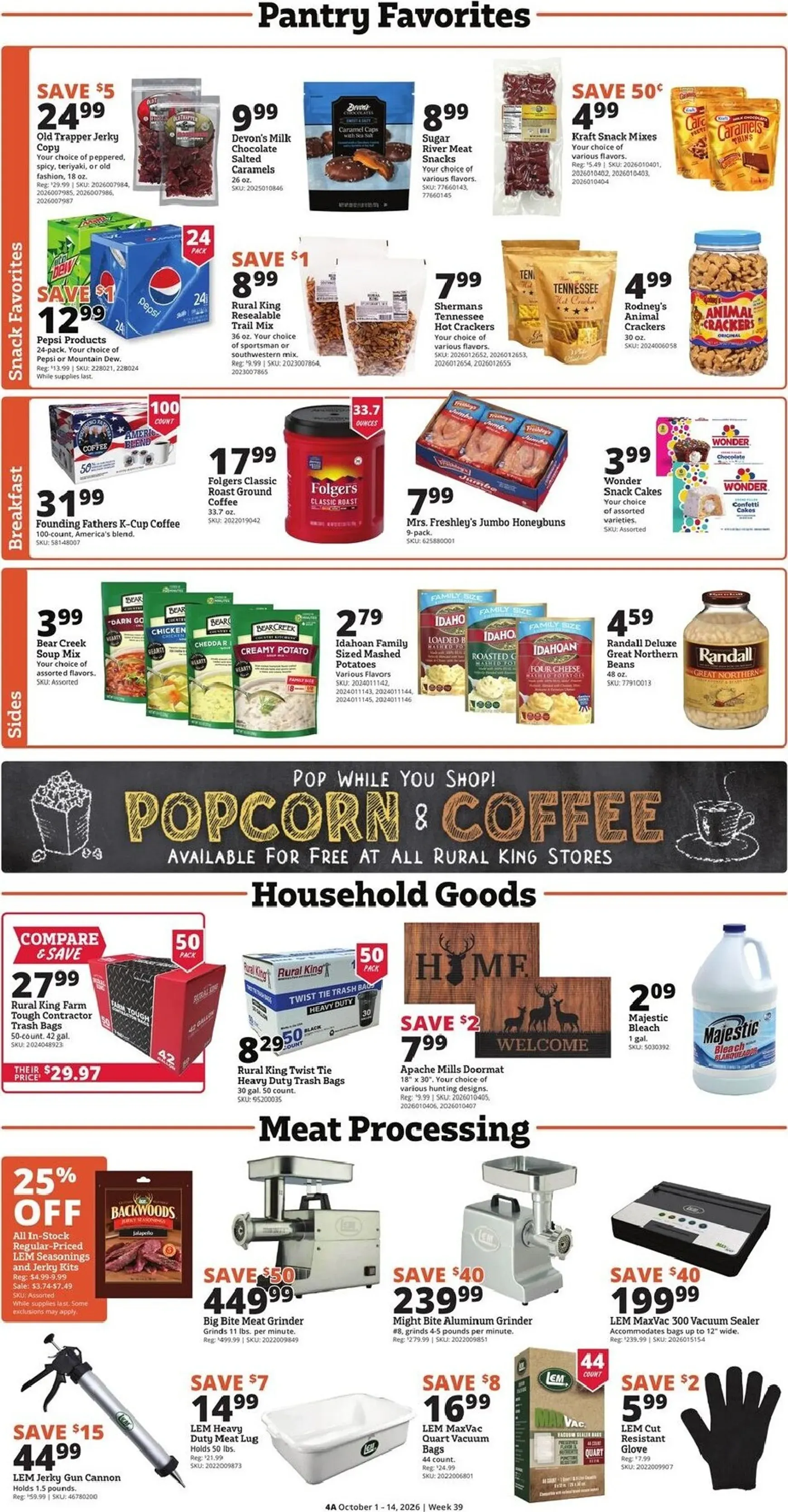 Weekly ad Current Rural King leaflet valid from Thursday 10/01/2026 to Wednesday 10/14/2026 from October 1 to October 14 2026 - Page 4