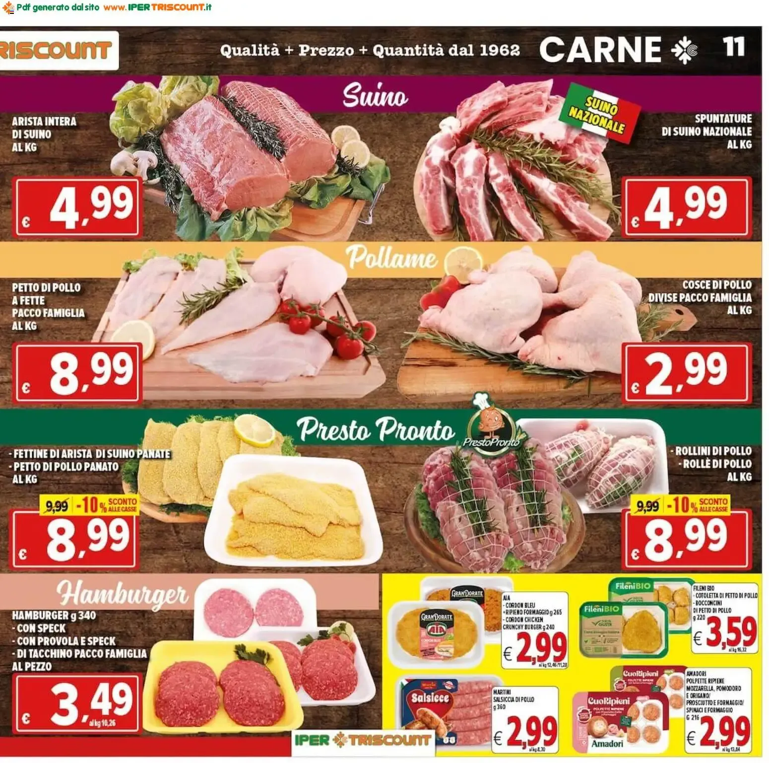 Iper Triscount Supermercati: ¡SOTTOCOSTO! da 2 ottobre a 13 ottobre di 2026 - Pagina del volantino 11
