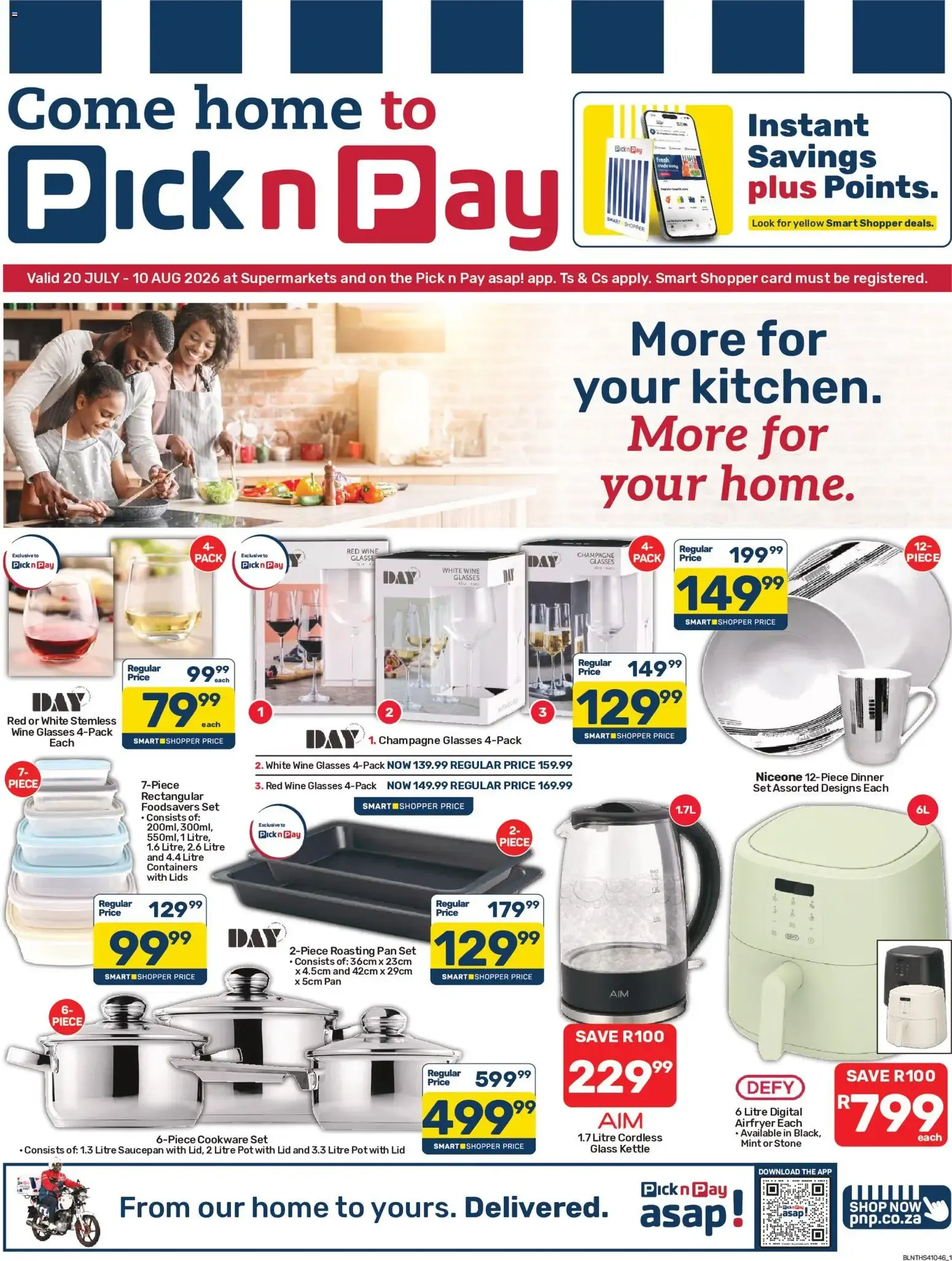 Pick n Pay - Kitchen Carnival Specials (20/07/2026 - 10/08/2026) Online from 20 July to 10 August 2026 - Catalogue Page 1