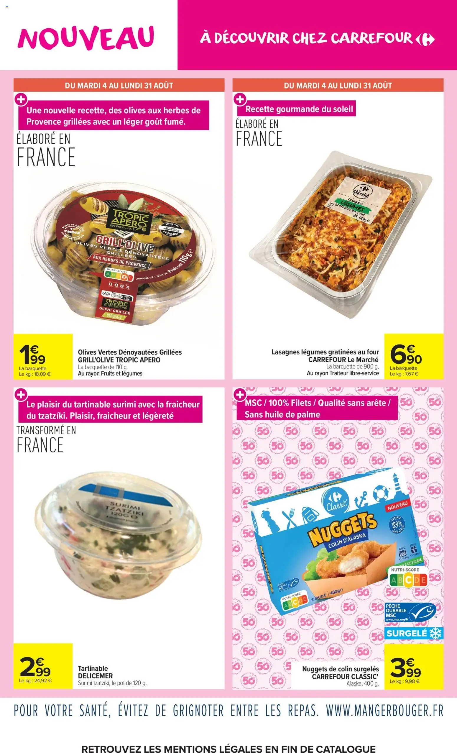 Carrefour Market Les nouveautés d'aout à partir du 04/08/2026 - promo en ligne du 4 août au 31 août 2026 - Catalogue page 2