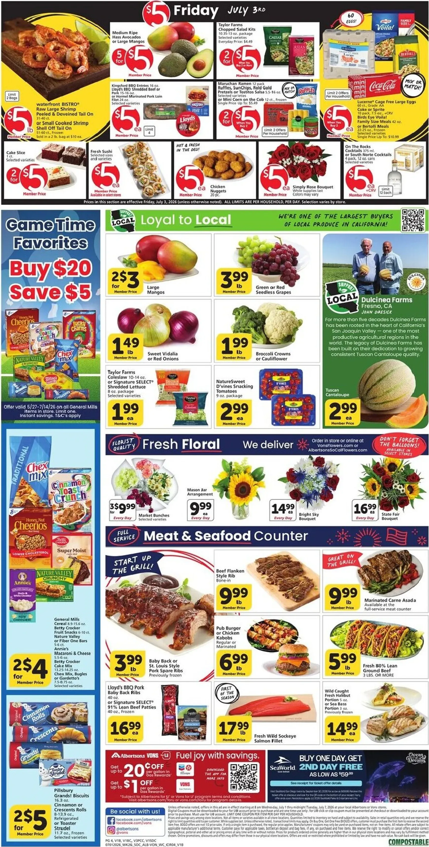 Weekly ad Vons: Celebrate 4th of July & Military Discount Days from July 1 to July 7 2026 - Page 5