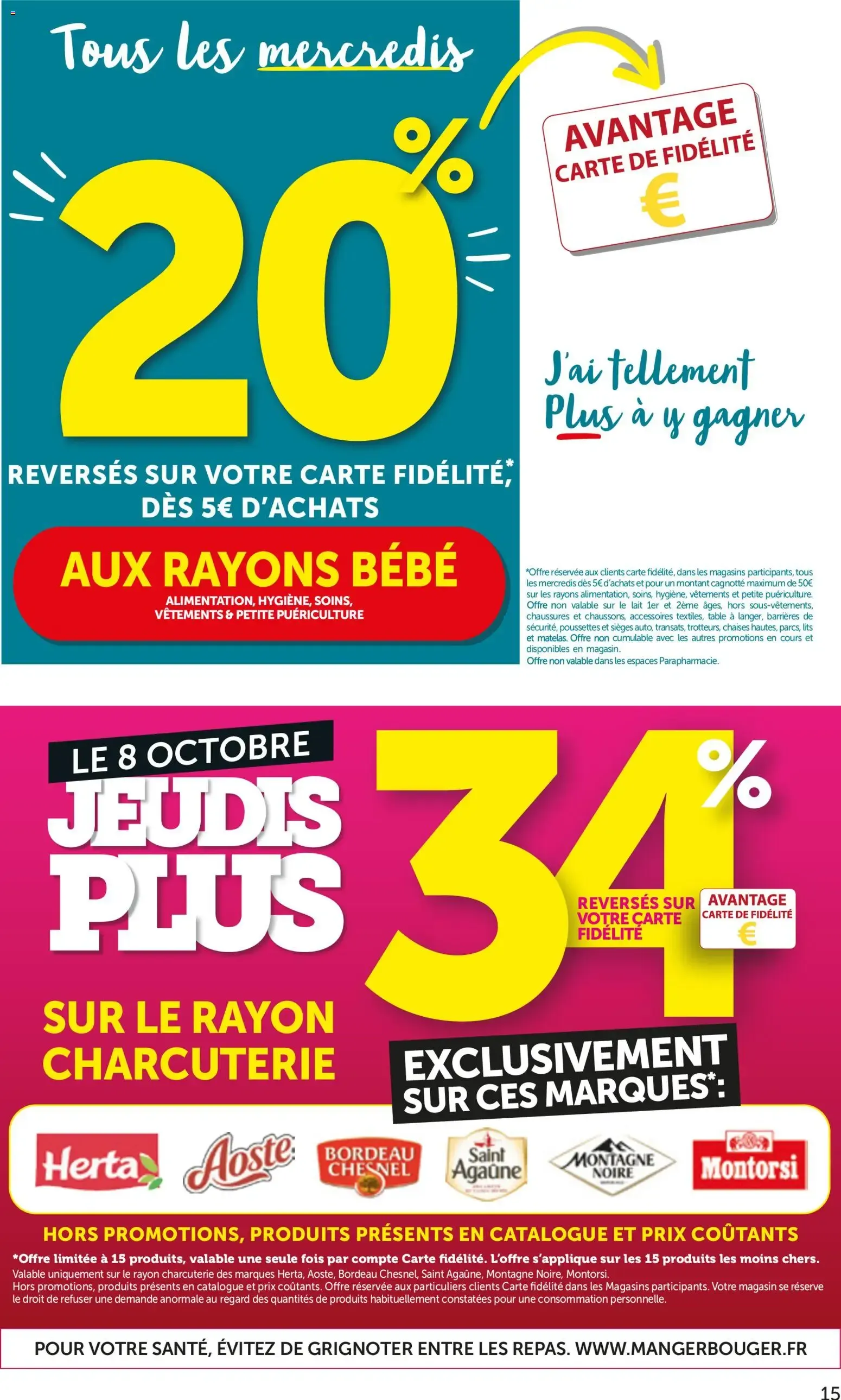 bi1 Catalogue 60% de remise immédiate Maxi marché à partir du 29/09/2026 - promo en ligne du 29 septembre au 11 octobre 2026 - Catalogue page 15