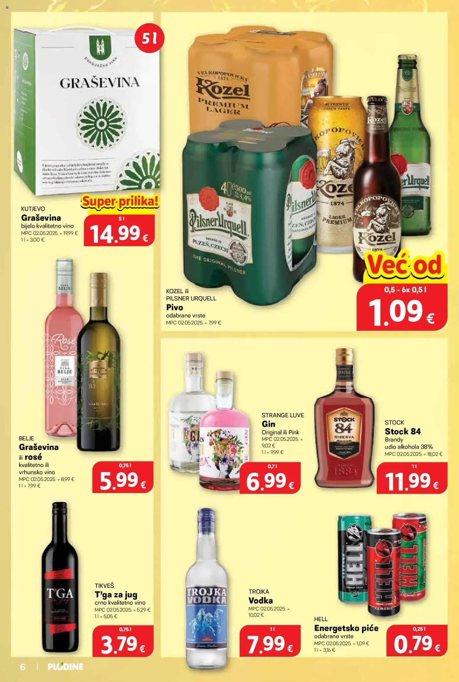 Katalog Plodine - Uvijek od akcije od 15. srpnja do 21. srpnja 2026. - Pregled Stranica 6