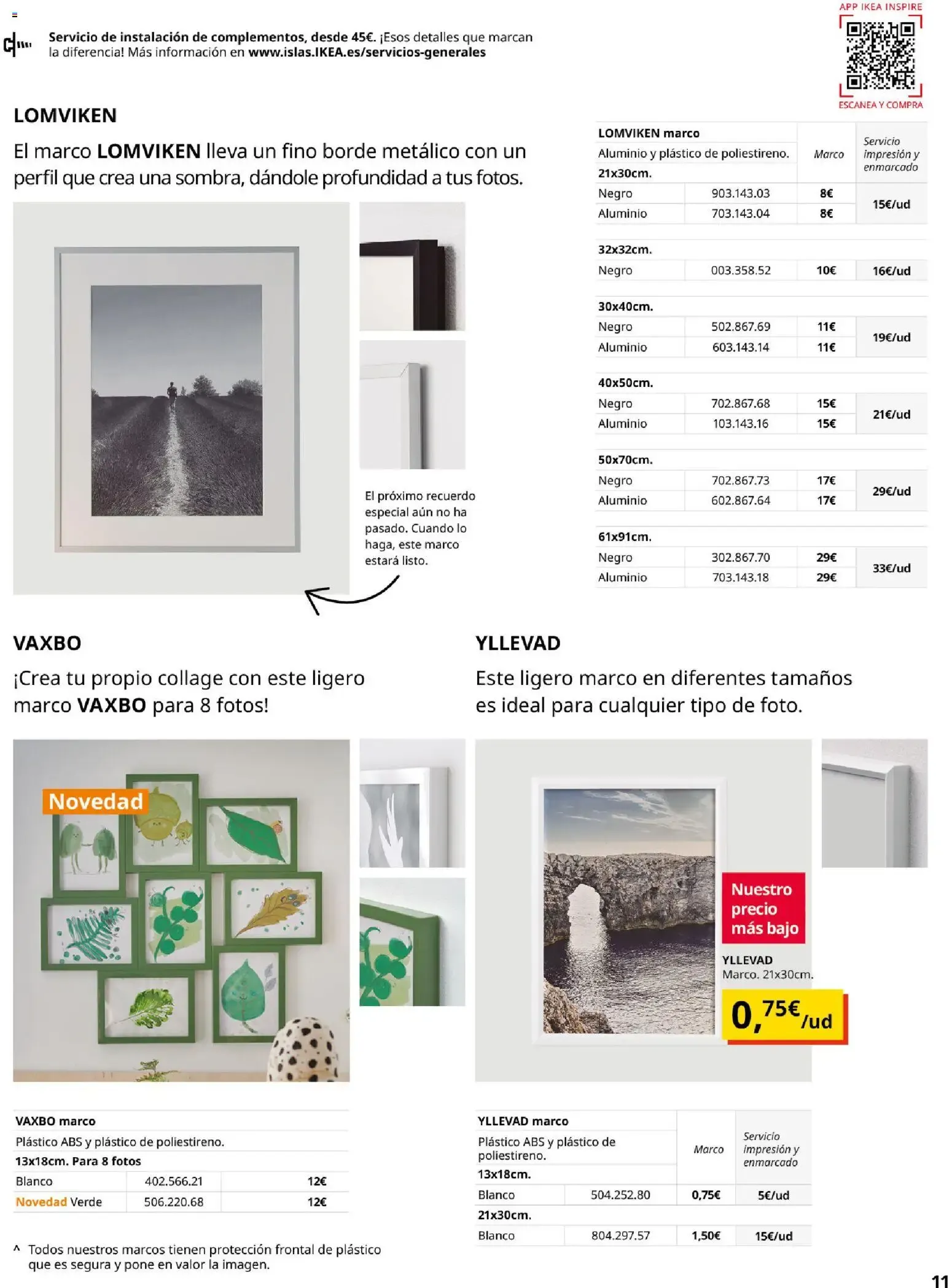 Catálogo de IKEA - Enmarca ya del 01/09/2026 1 de septiembre al 31 de enero 2027 - Página 11