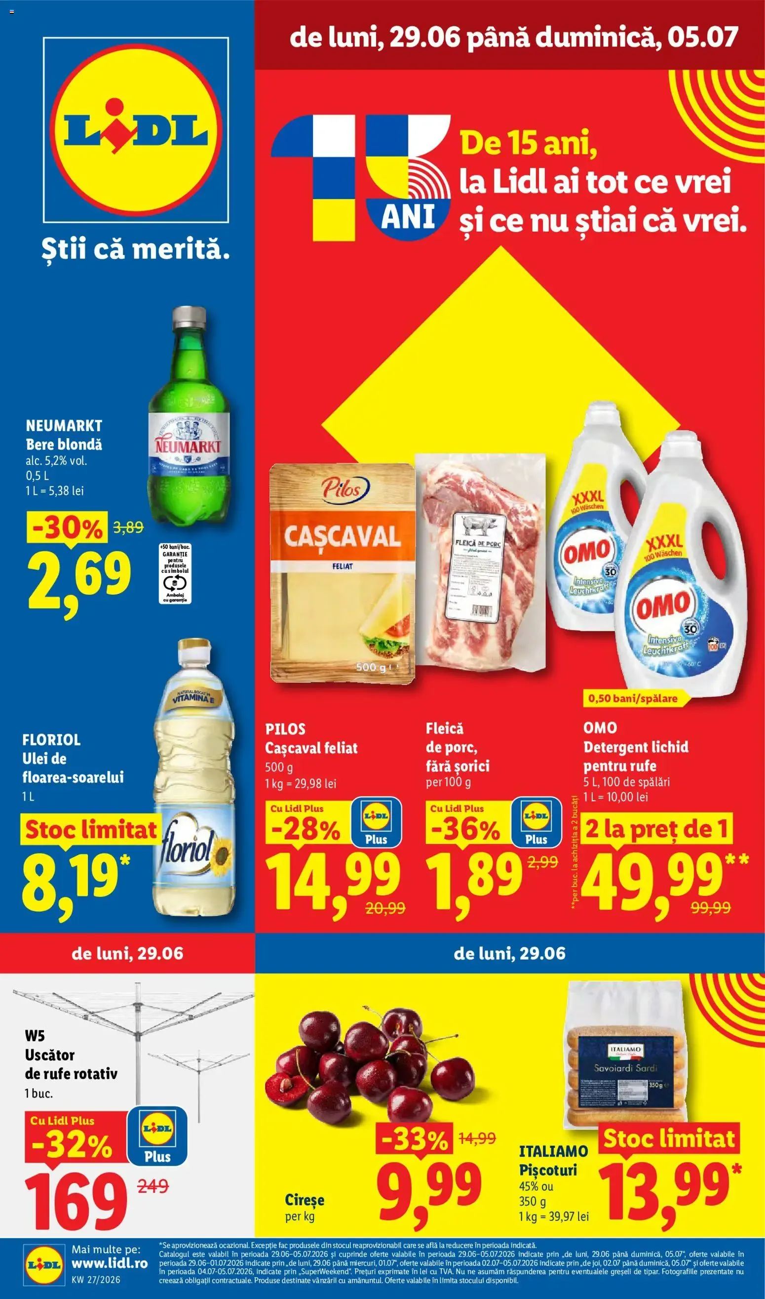 Catalog Catalog LIDL 29.06.2026 - Oferta și Revista online de la 29 iunie până la 5 iulie 2026 - Revista Pagina 1