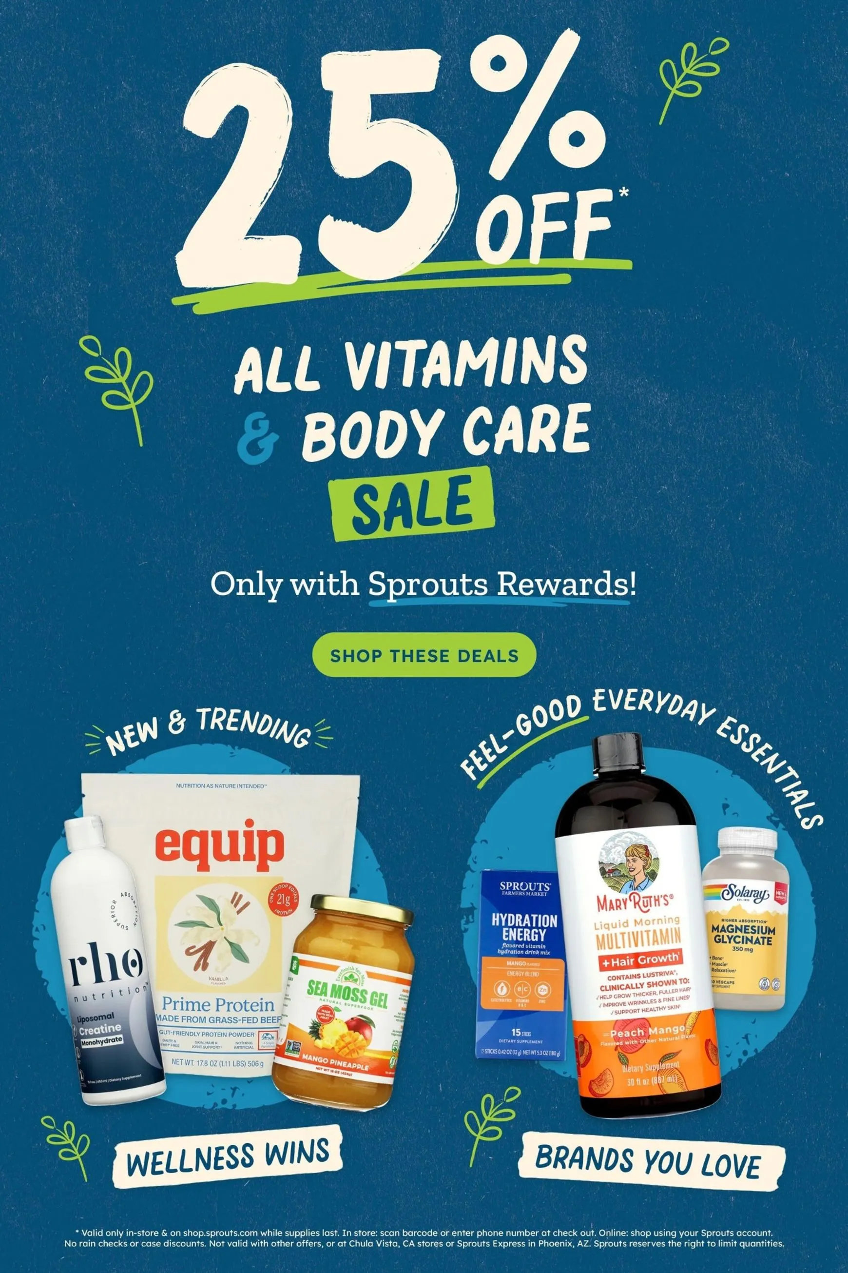 Weekly promotion Sprouts Farmers Market: All Vitamins & Body Care Sale spanning from June 17 to June 23 2024 - Page 6 for Catalogue 365