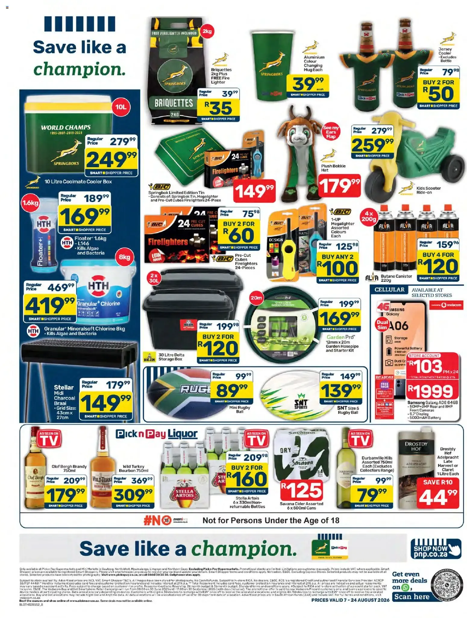 Pick n Pay - Save Like A Champion from 7 August to 24 August 2026 - Catalogue Page 8