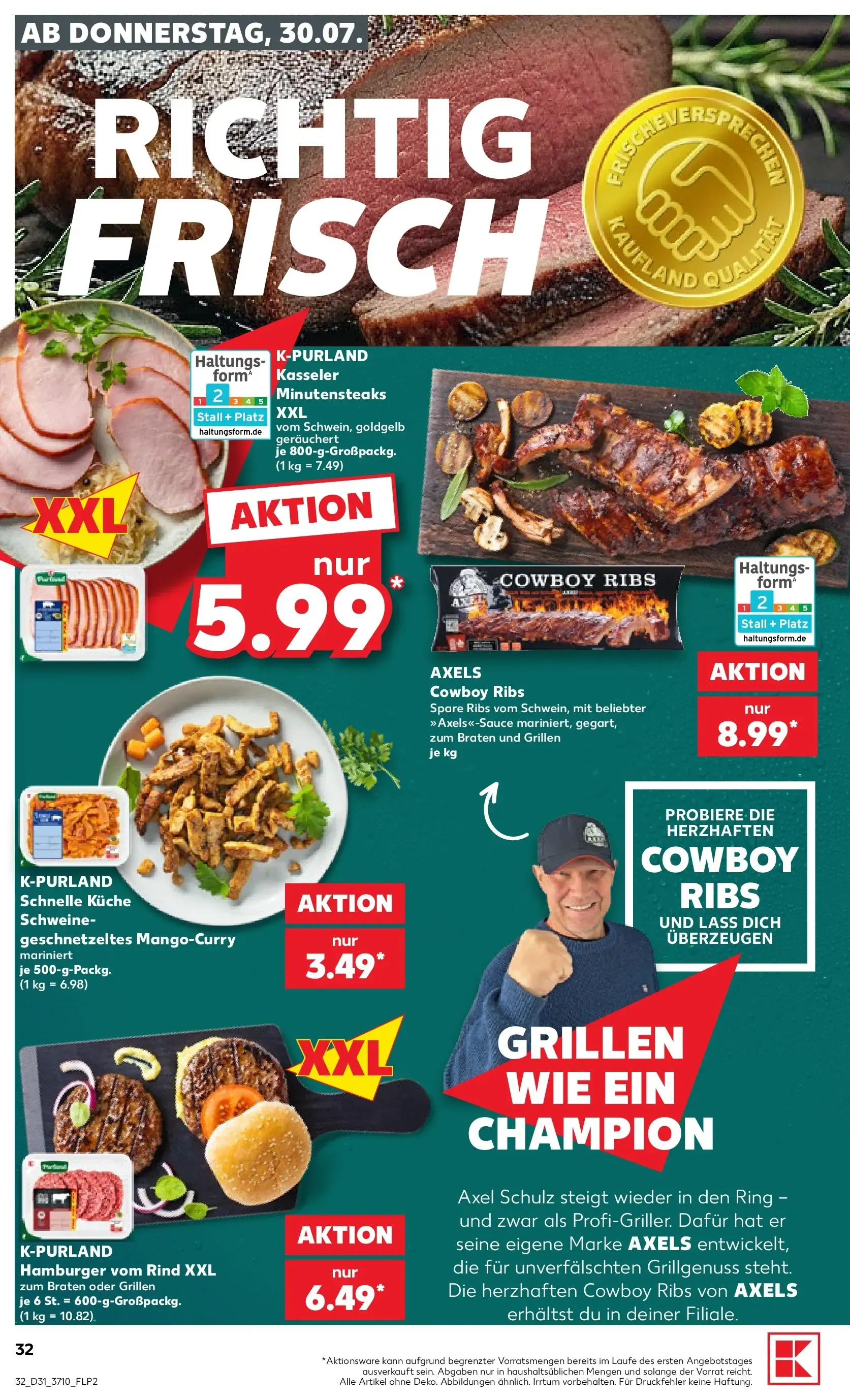 Prospekt Kaufland ab 30.07.2026 » Angebote Online zum Blättern von 30. Juli bis 5. August 2026 - Prospekt seite 32